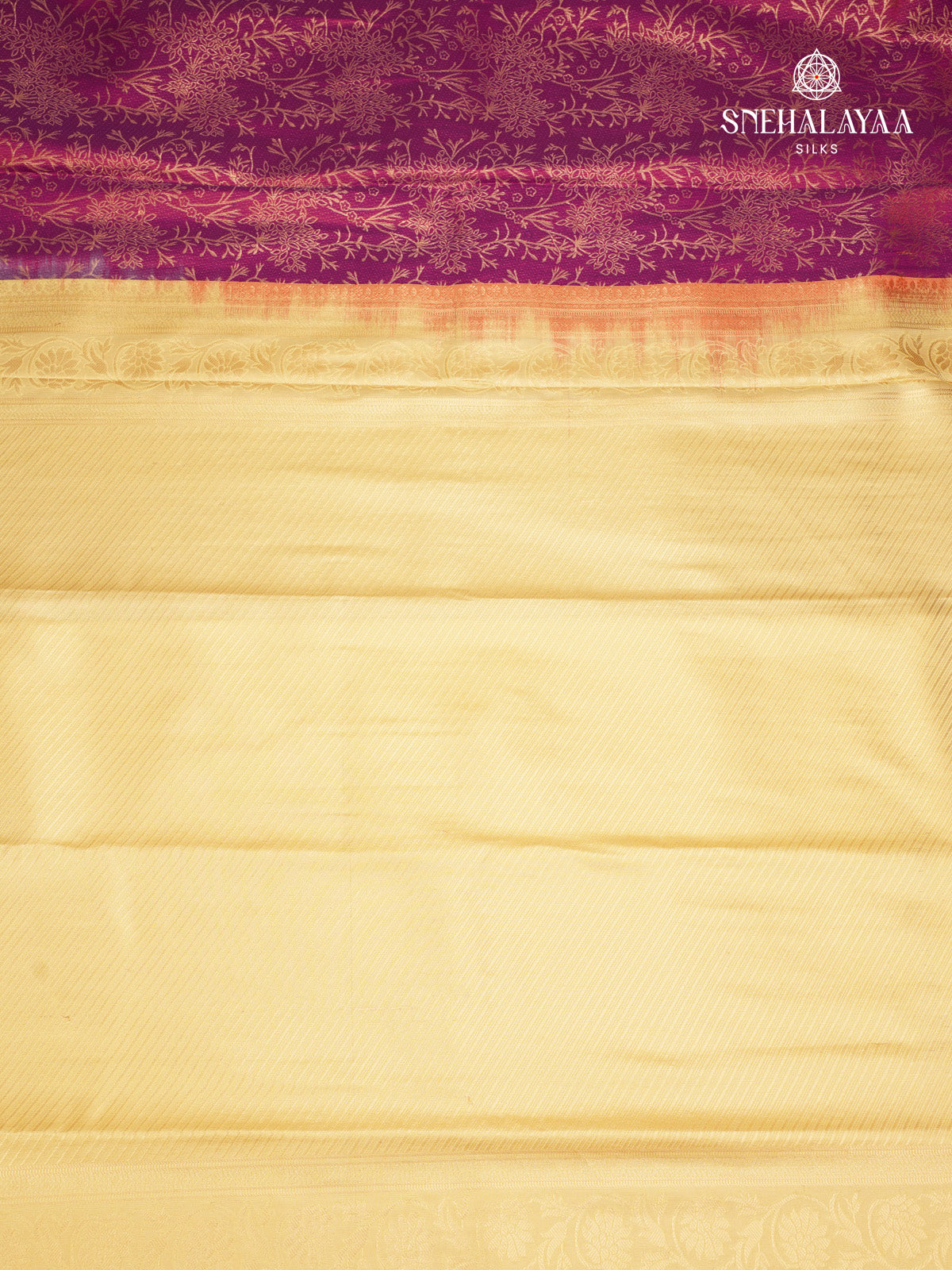 Burgundy Art Silk Saree