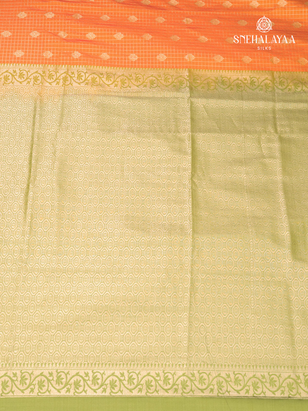 Orange Soft Silk Saree