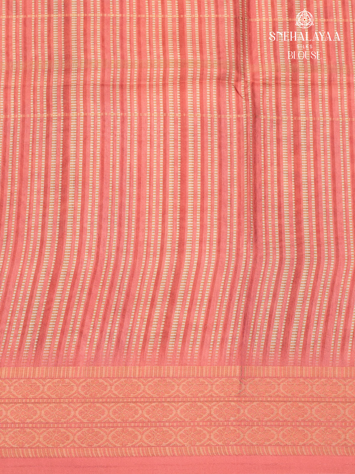 Orange Tussar Saree