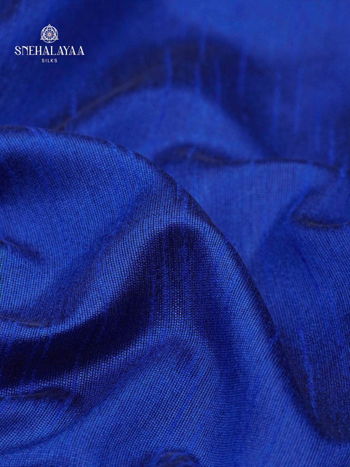 Royal Blue Dupion Silk Saree