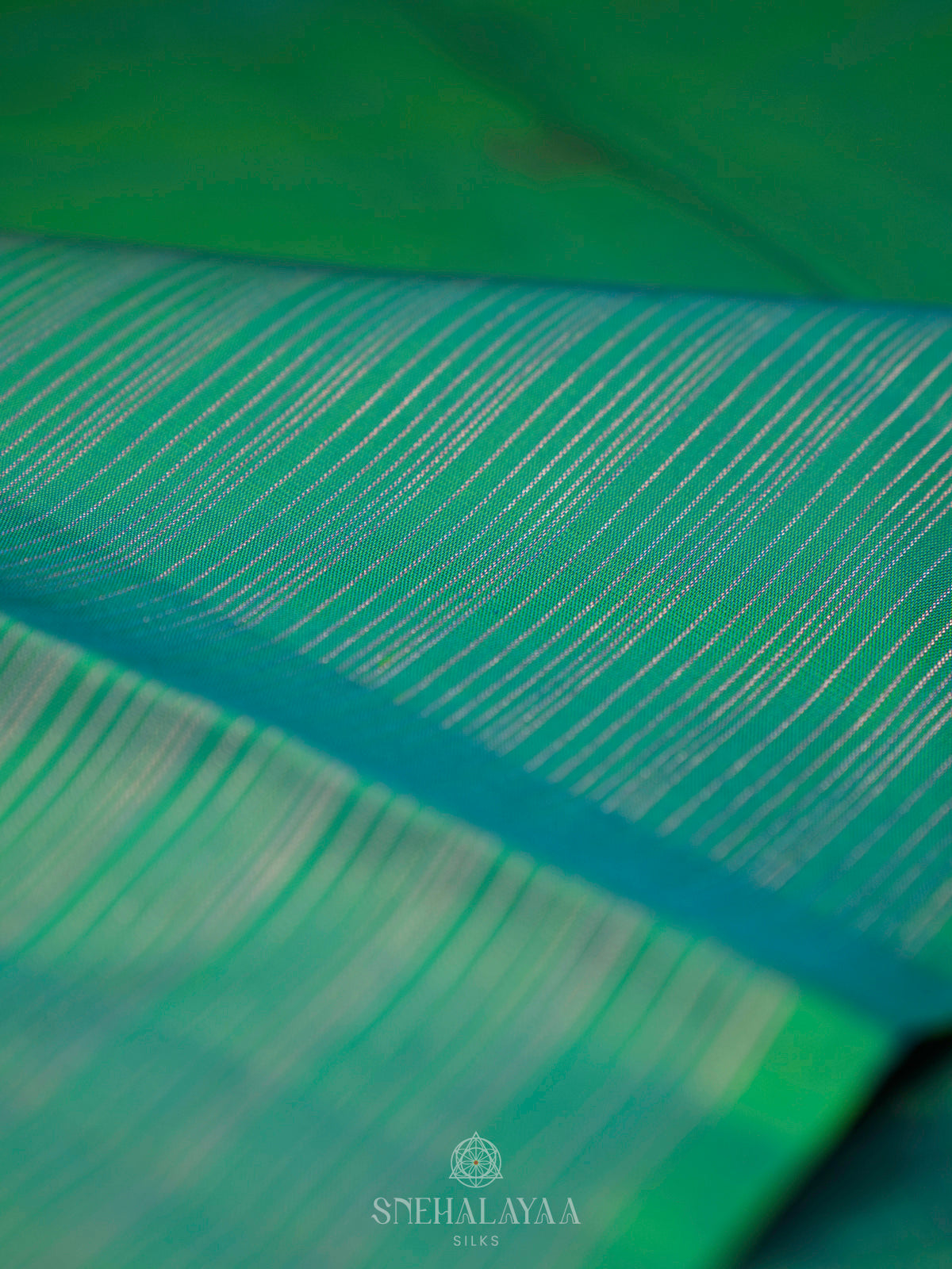 Seafoam Green Kanjivaram Silk Saree