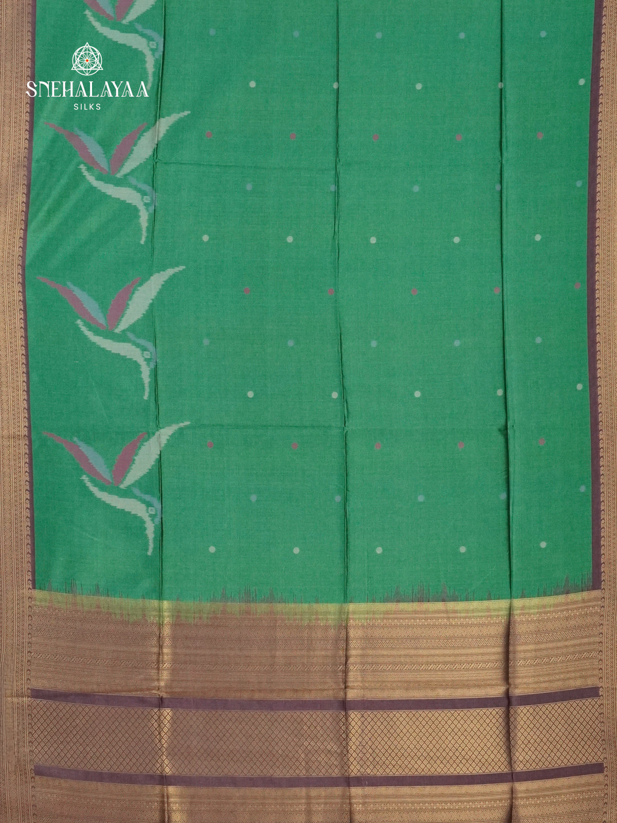 Green Jute Saree