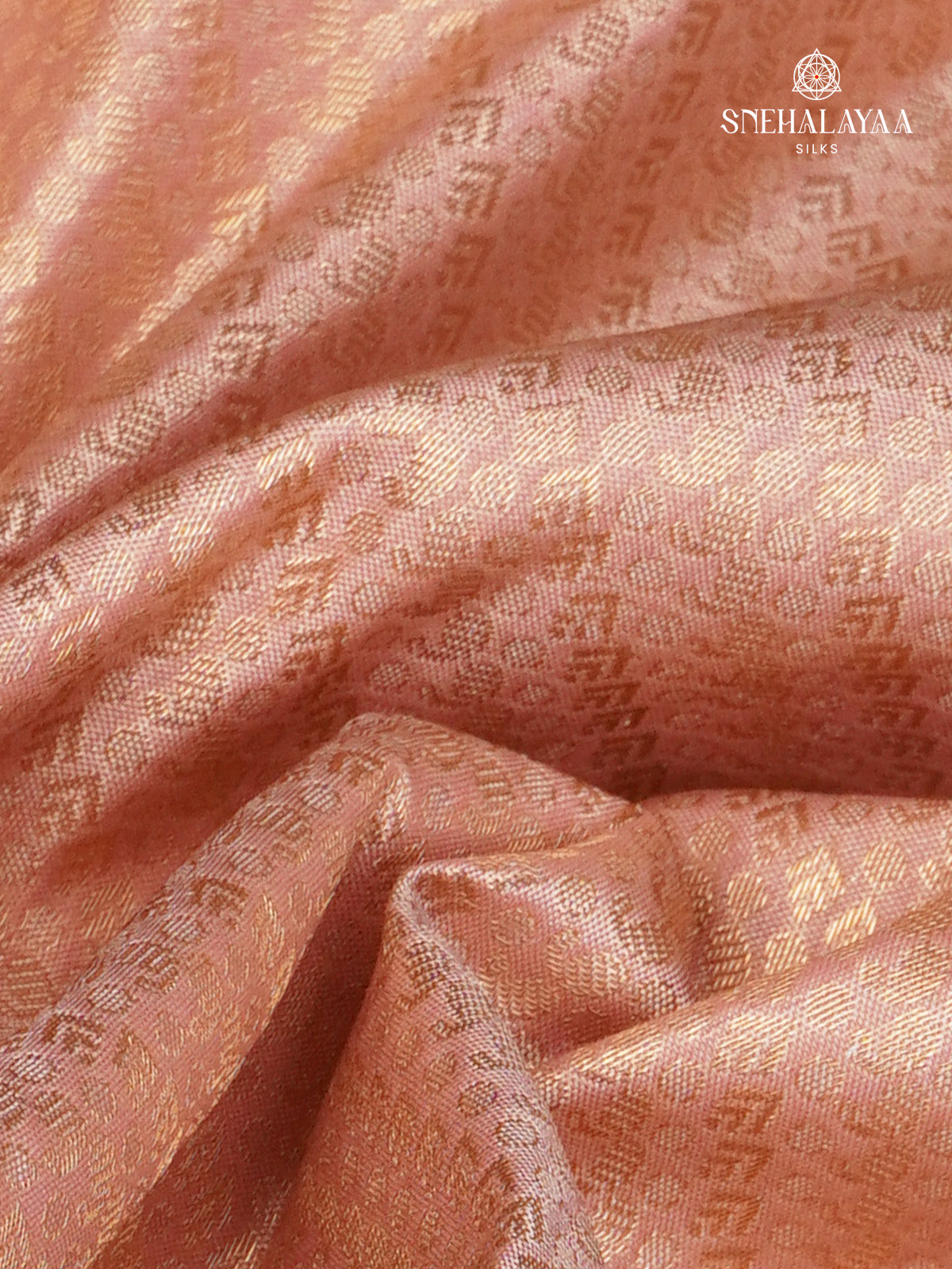 Pale Pink Art Silk Saree