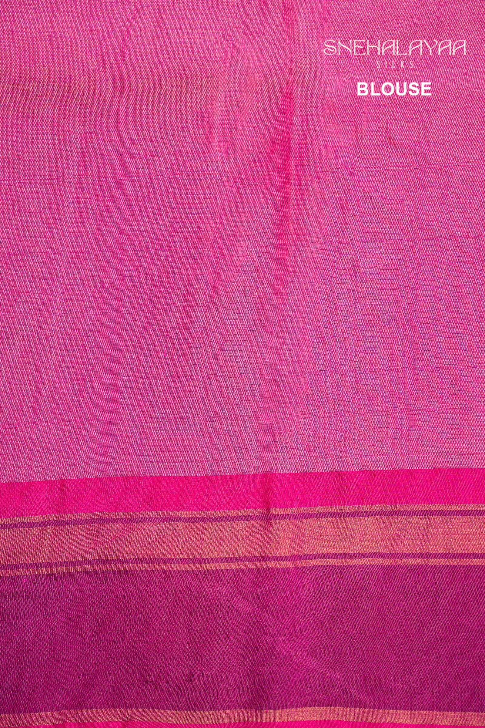 Indigo Blue Jute Tussar Saree