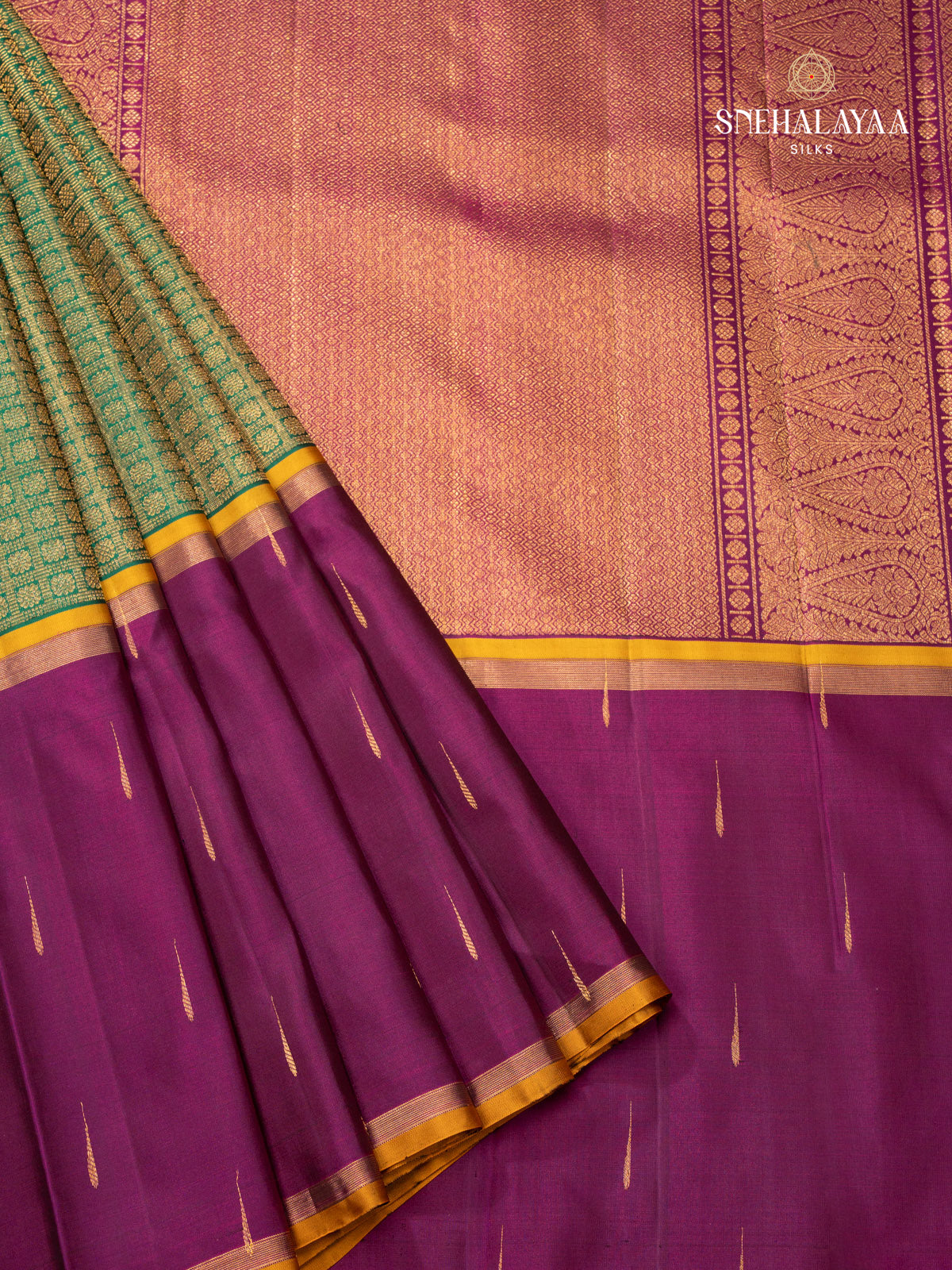 Green Kanjivaram Silk Saree