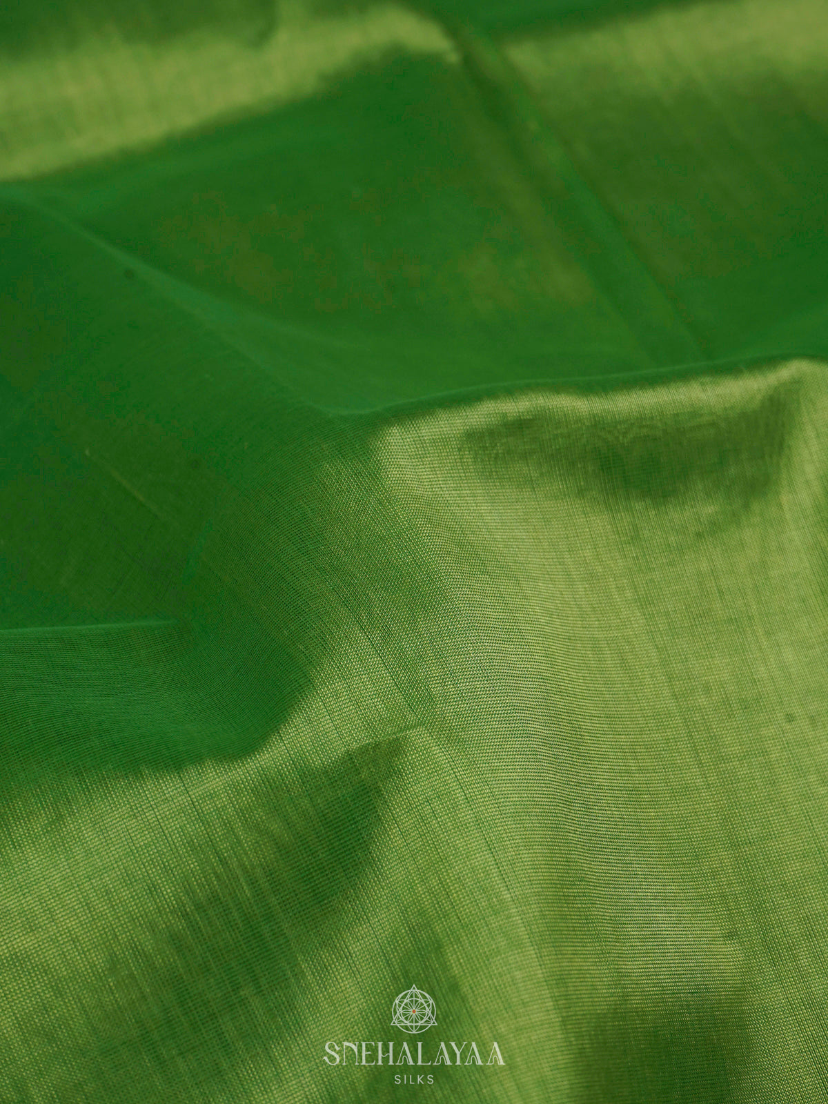 Green Kanchi Silk Cotton Saree