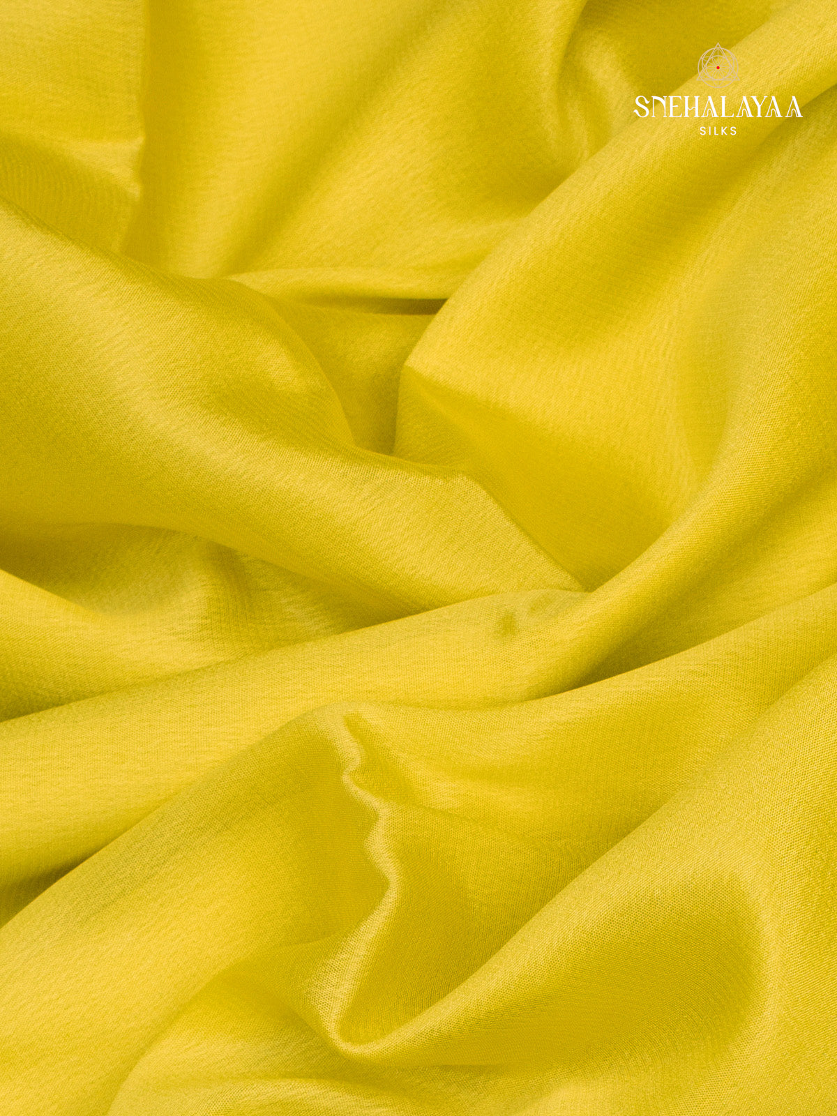 Yellow Mysore Silk Saree