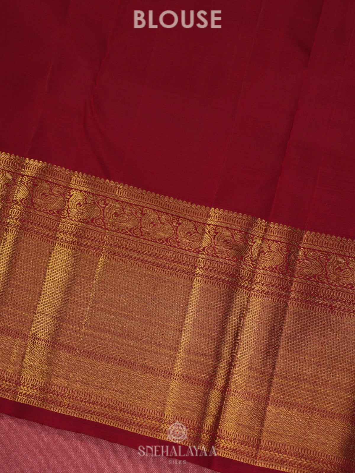 Maroon Kanjivaram Silk Saree