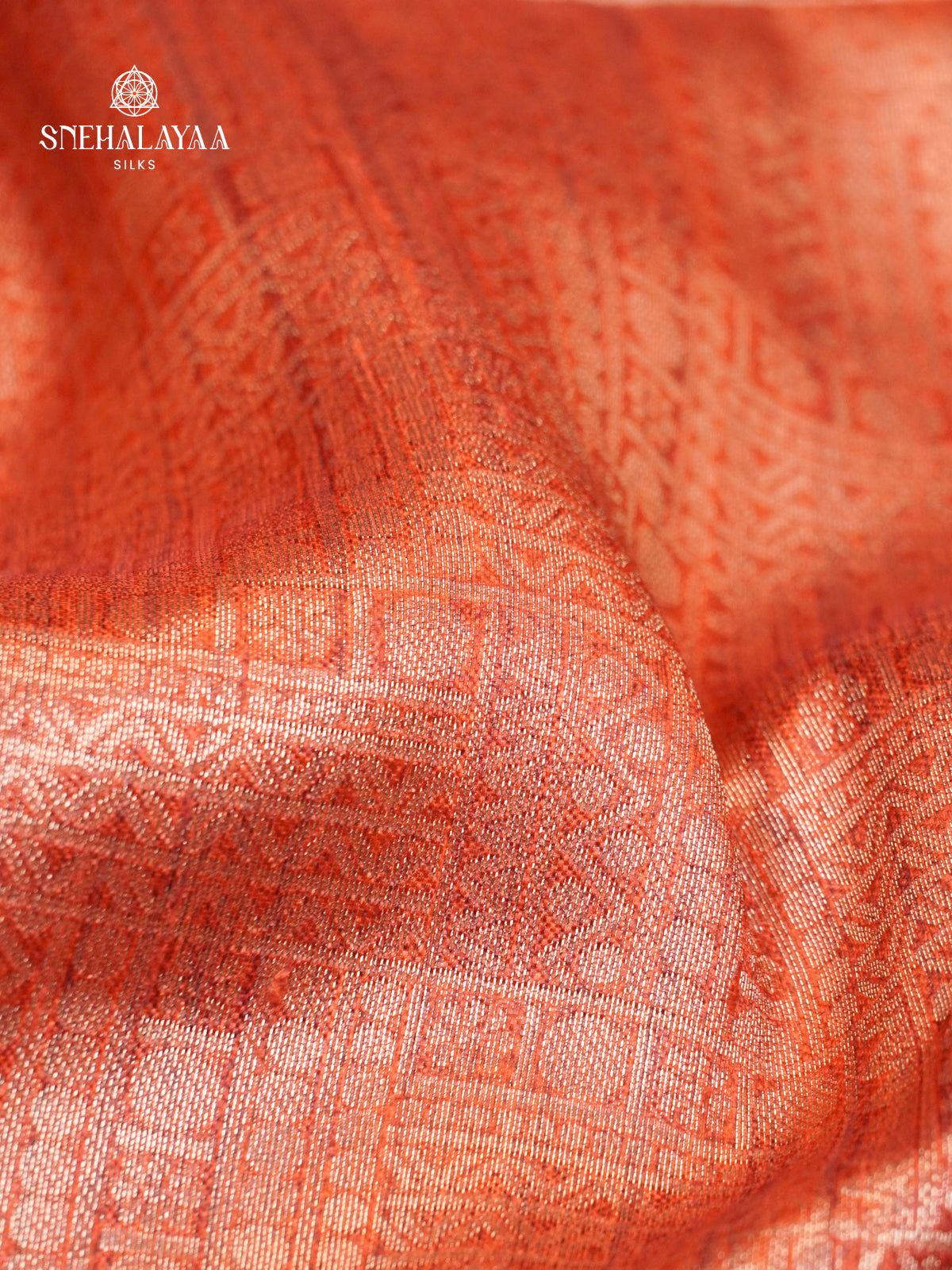 Orange Banaras Saree