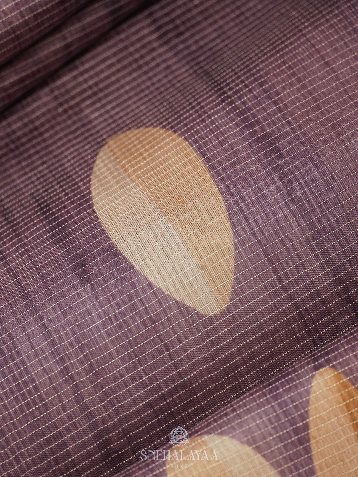 Purple Tussar Saree