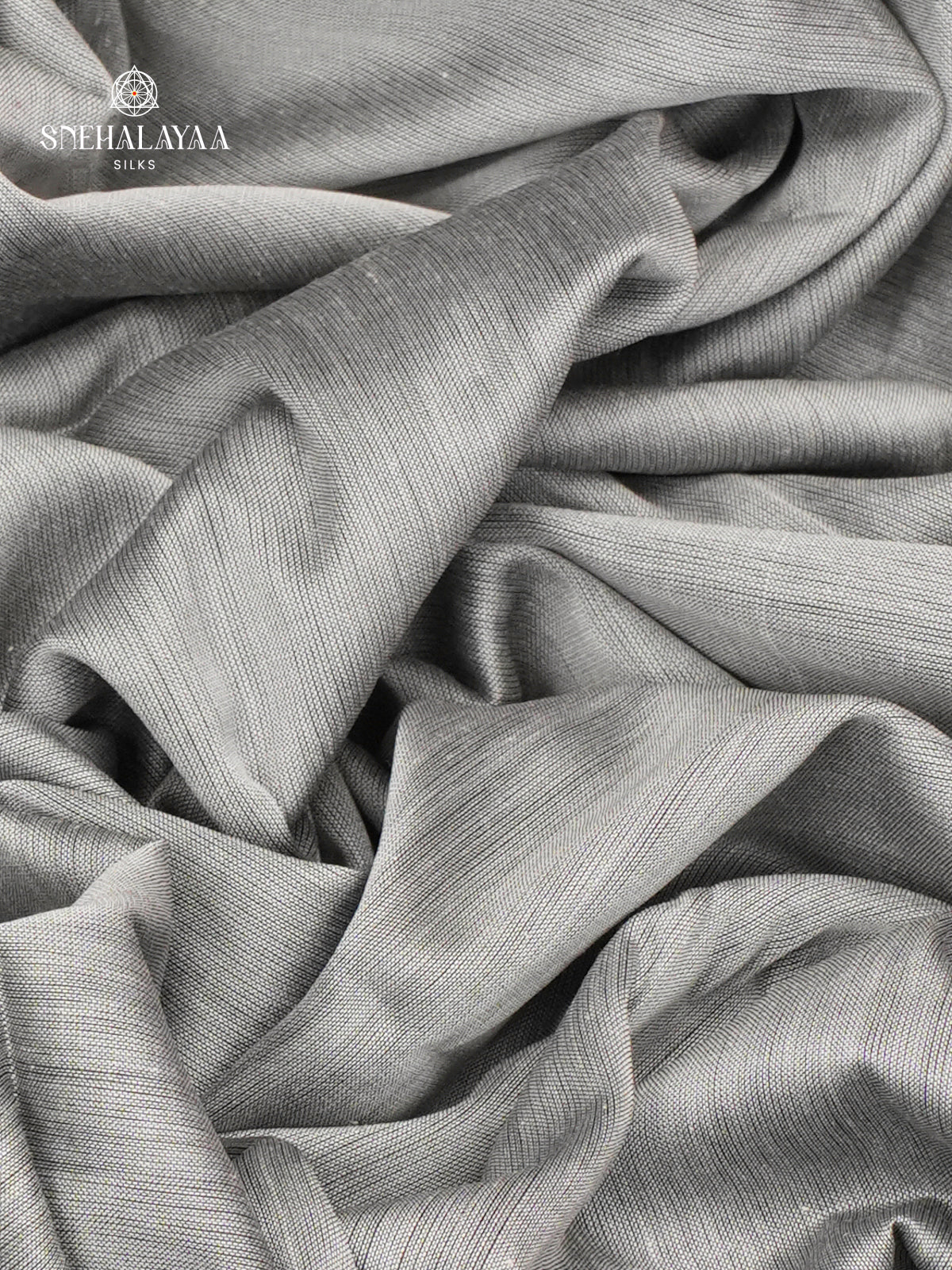 Grey Narayanpet Cotton Saree