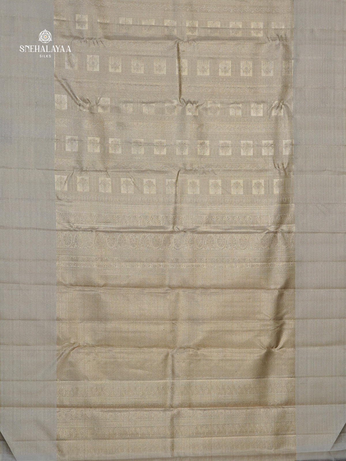 White Kanjivaram Silk Saree