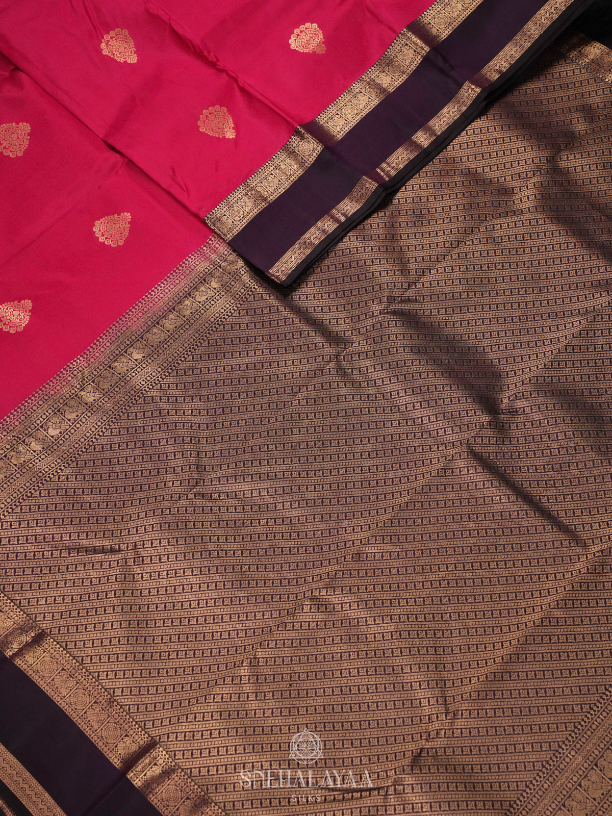 Pink Kanjivaram Silk Saree