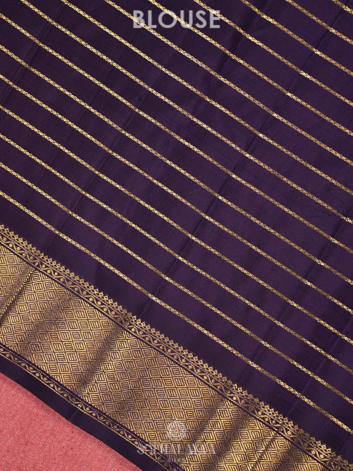 Magenta Kanjivaram Silk Saree