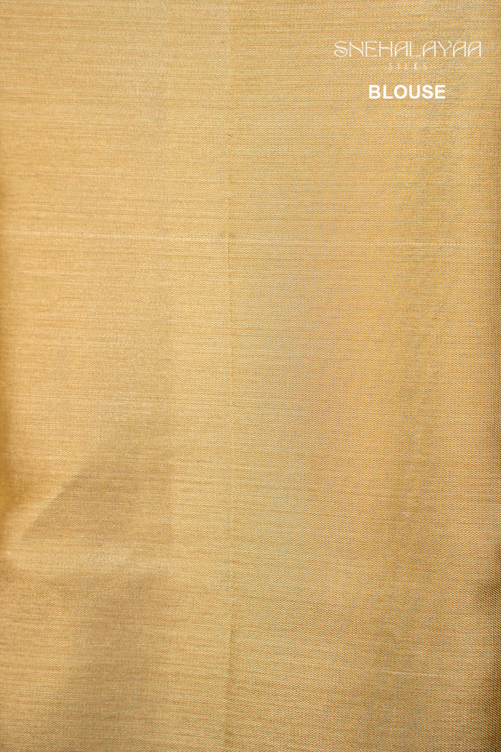 Gold Kancheevaram Silk Saree