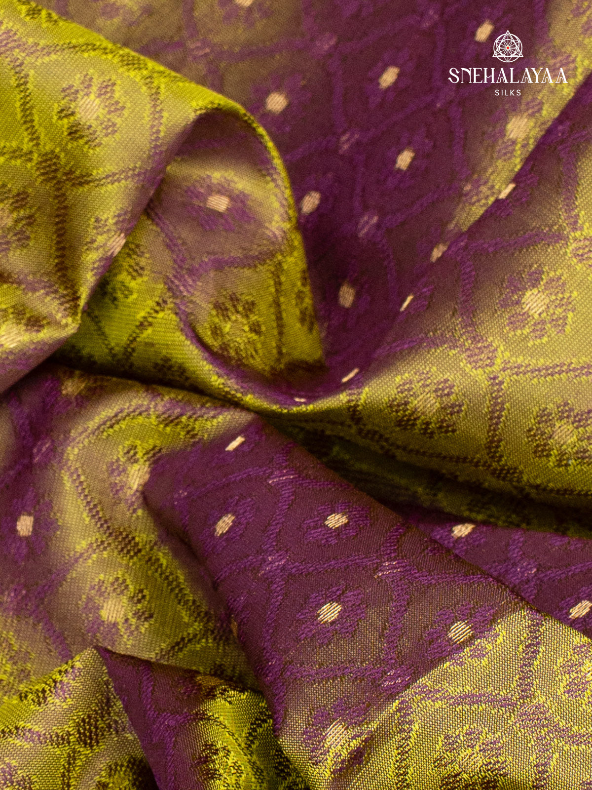 Olive Green Kanjivaram Silk Saree