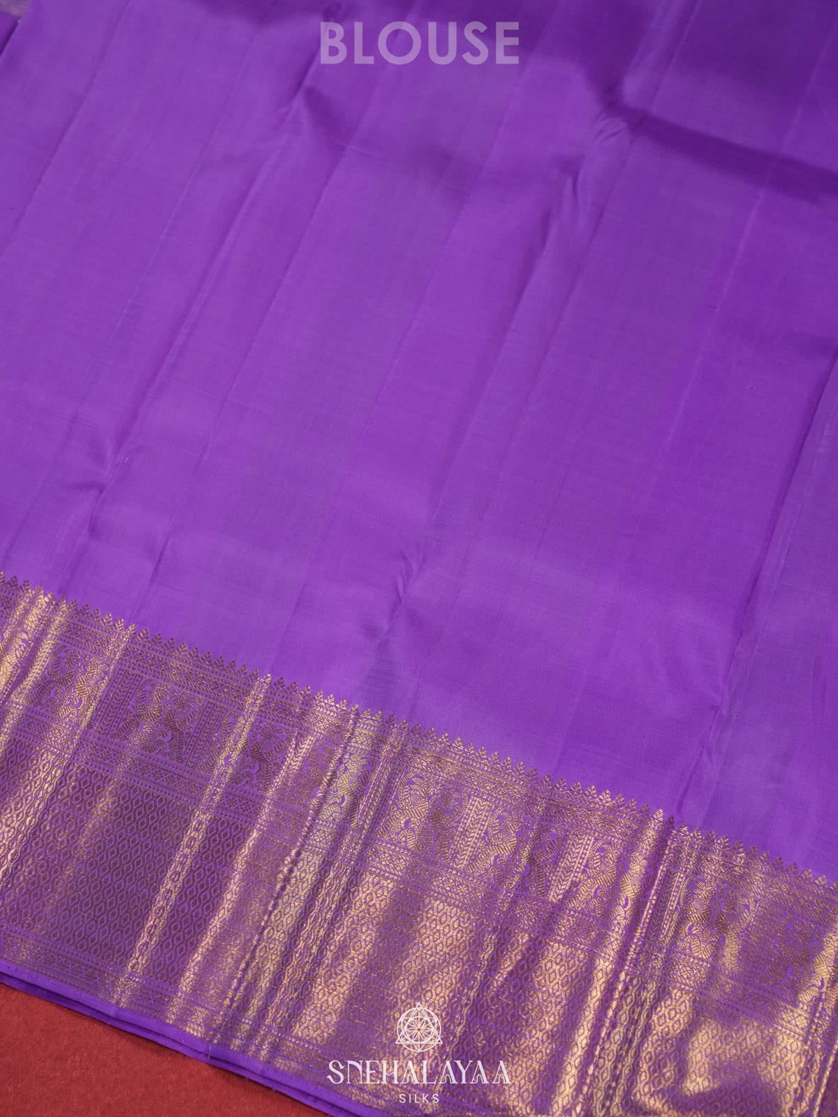 Lavender Kanjivaram Silk Saree