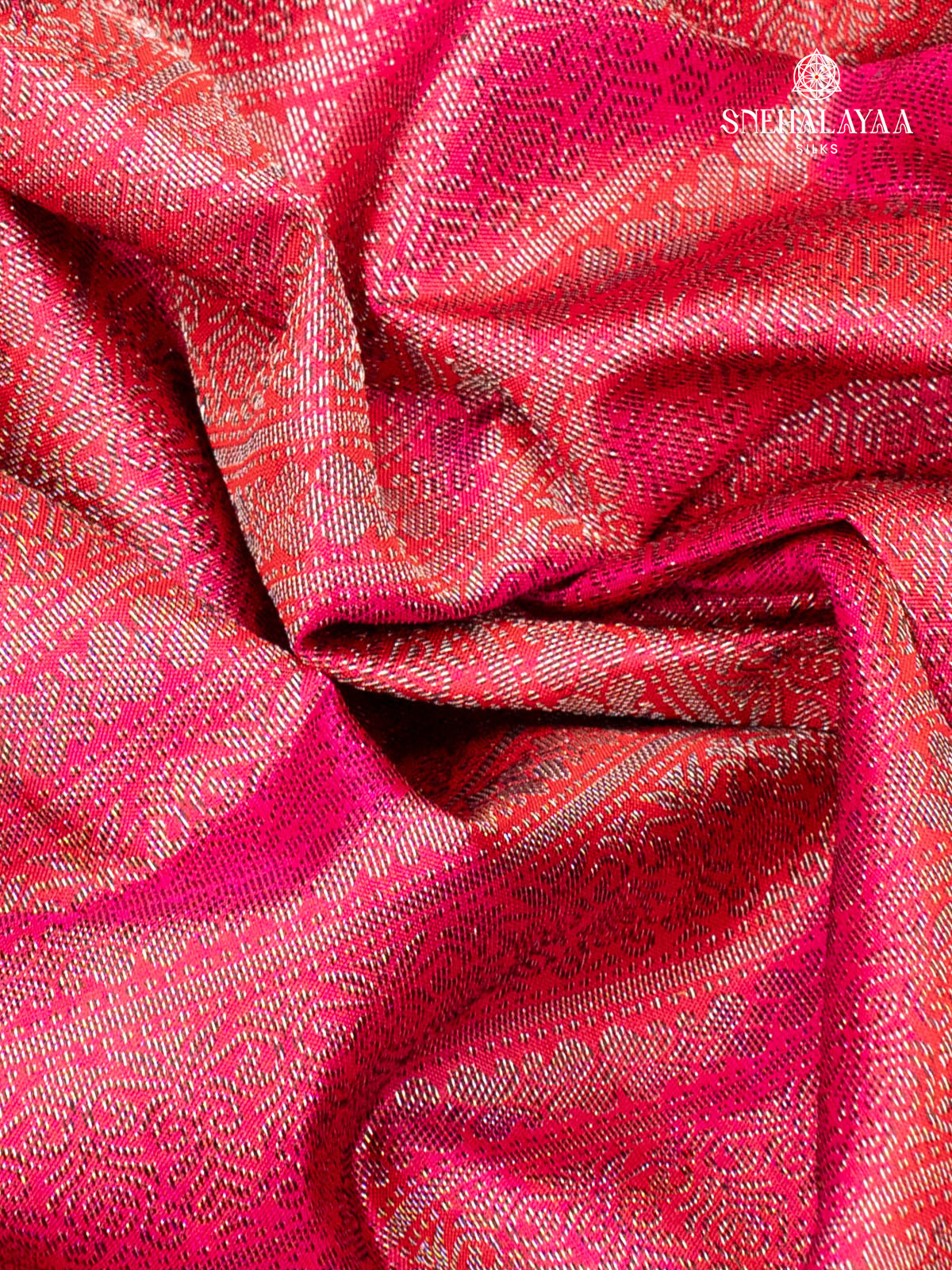 Pink Kanjivaram Silk Saree