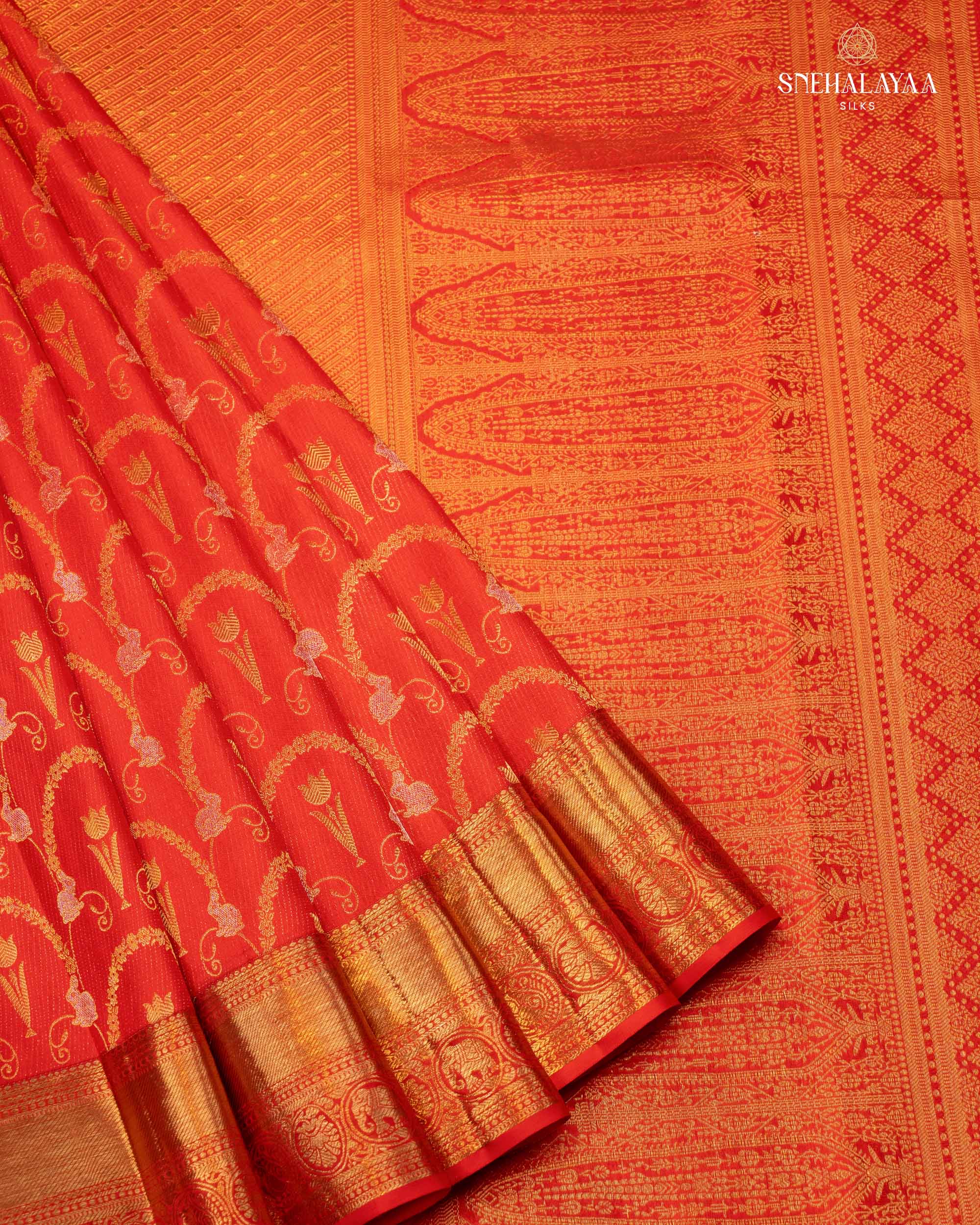 Red Kanjivaram Silk
