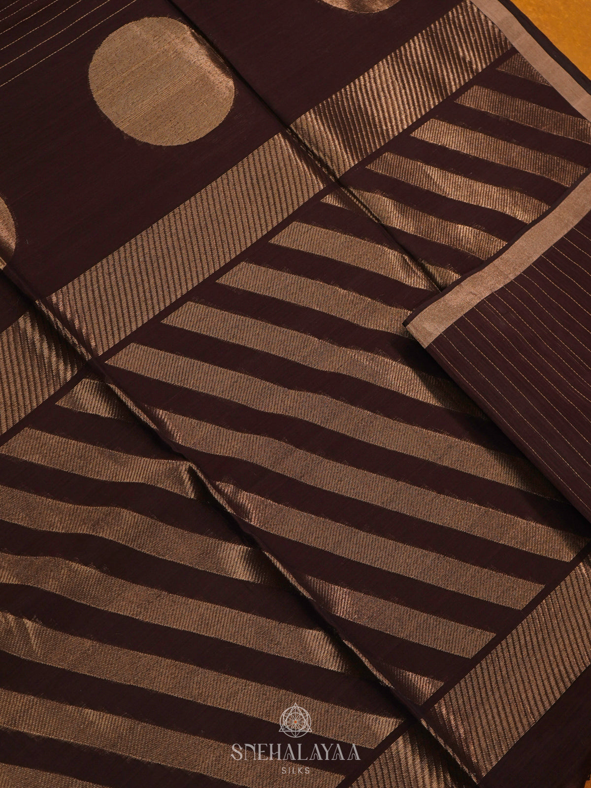 Burgundy Kora Silk Cotton Saree