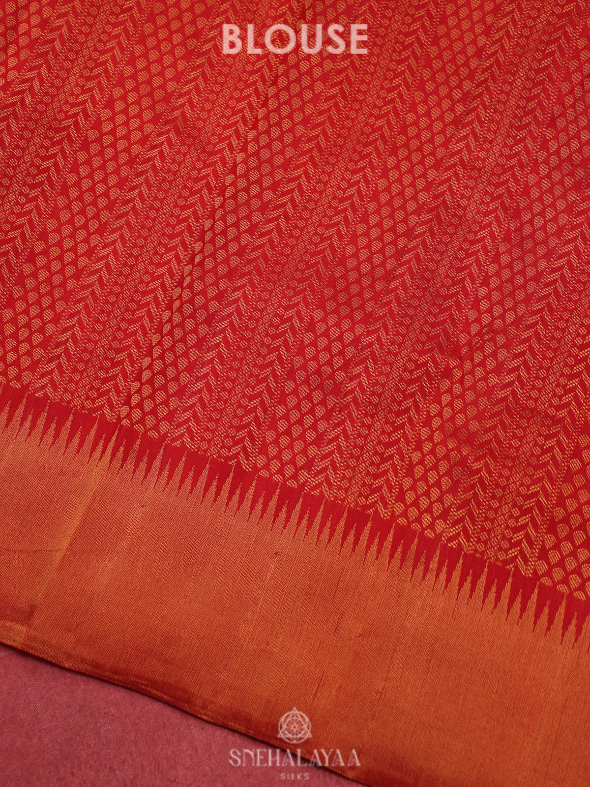 Red Kanjivaram Silk Saree
