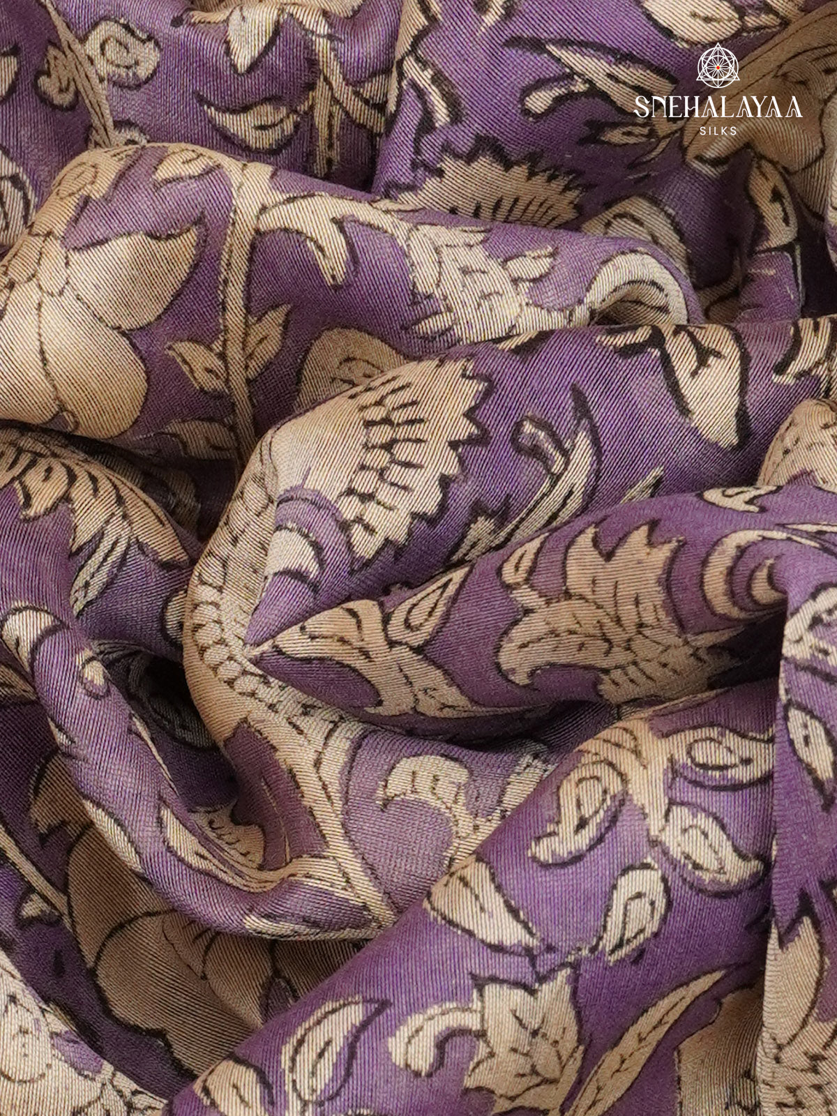 Purple Chanderi Saree