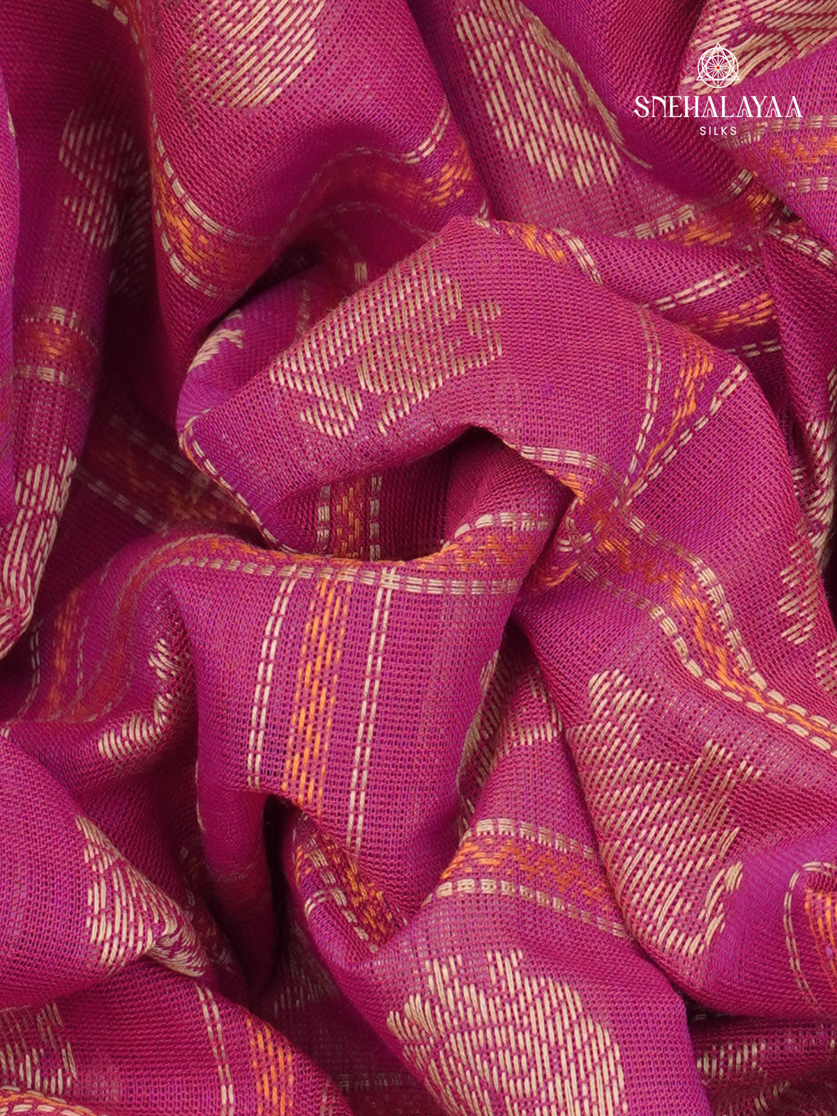 Rani Pink Pure Kanchi Cotton Saree