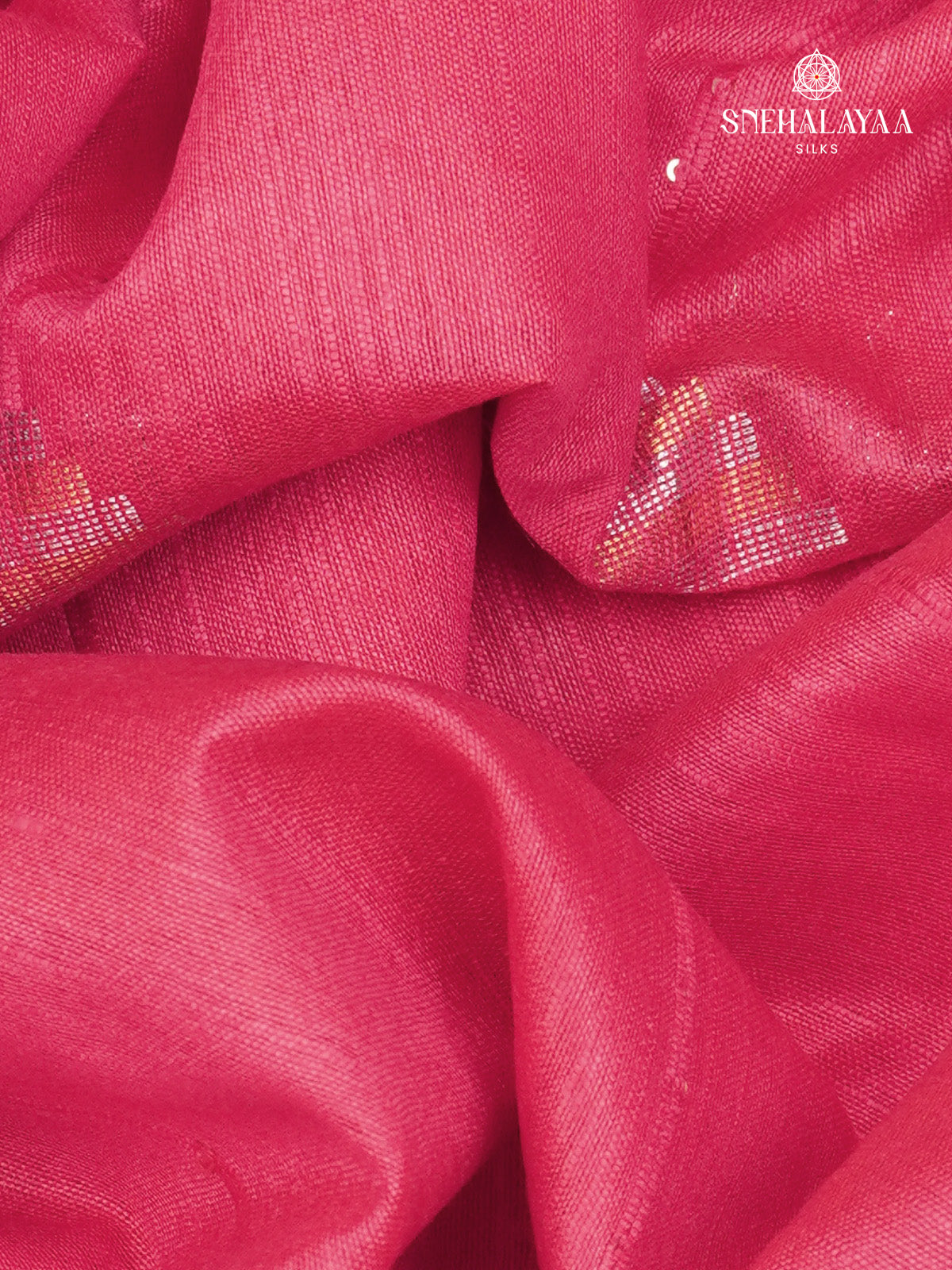 Pastel Pink Bamboo Silk Saree