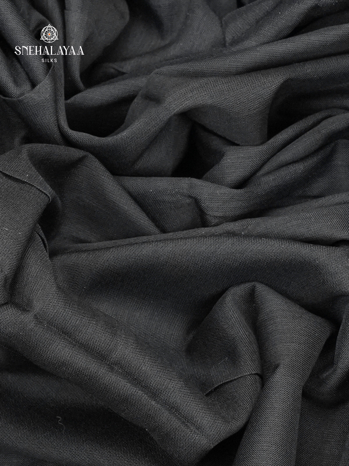 Black Naranyanpet Cotton Saree