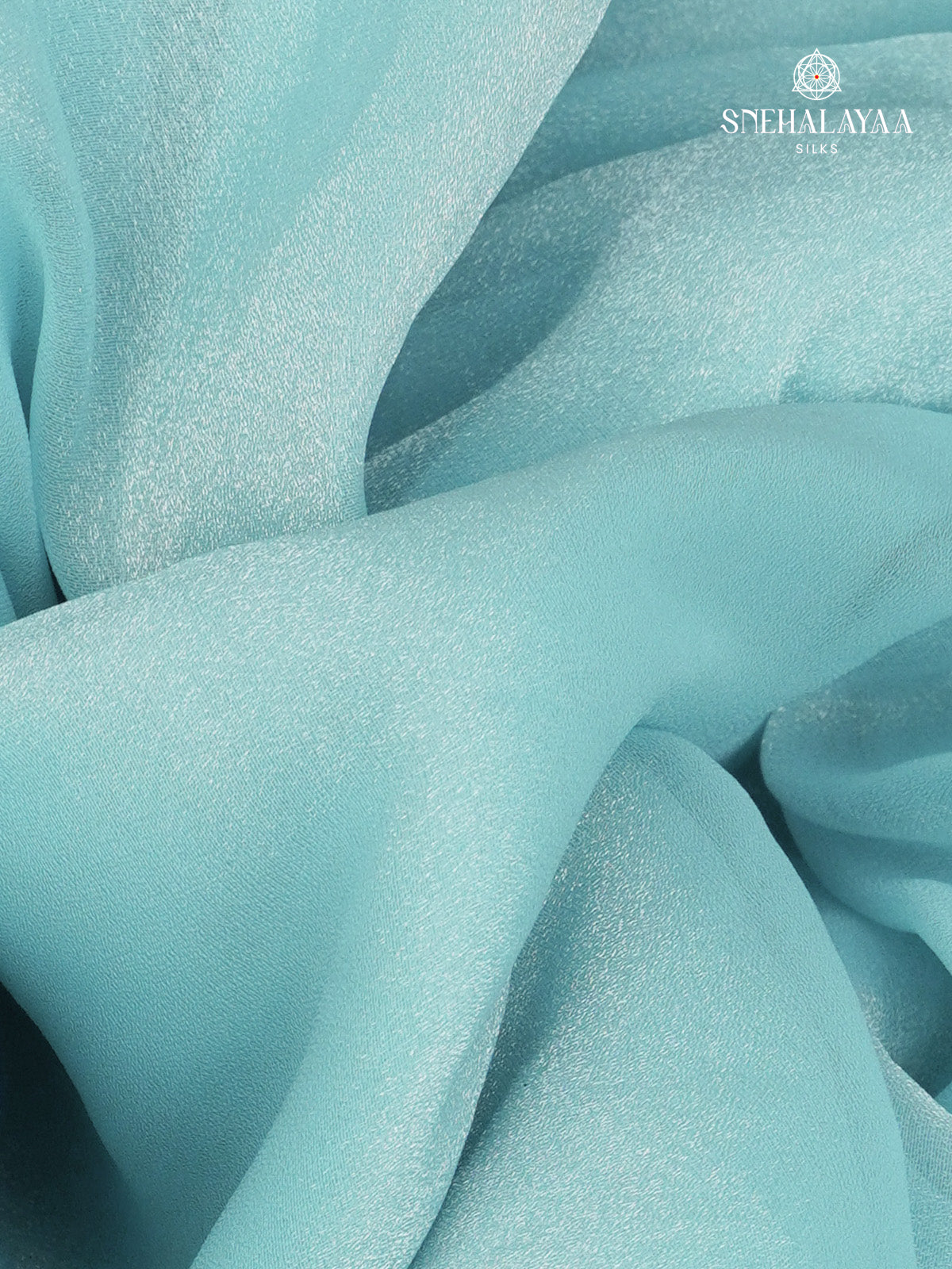 Blue Embroidery Designer Saree