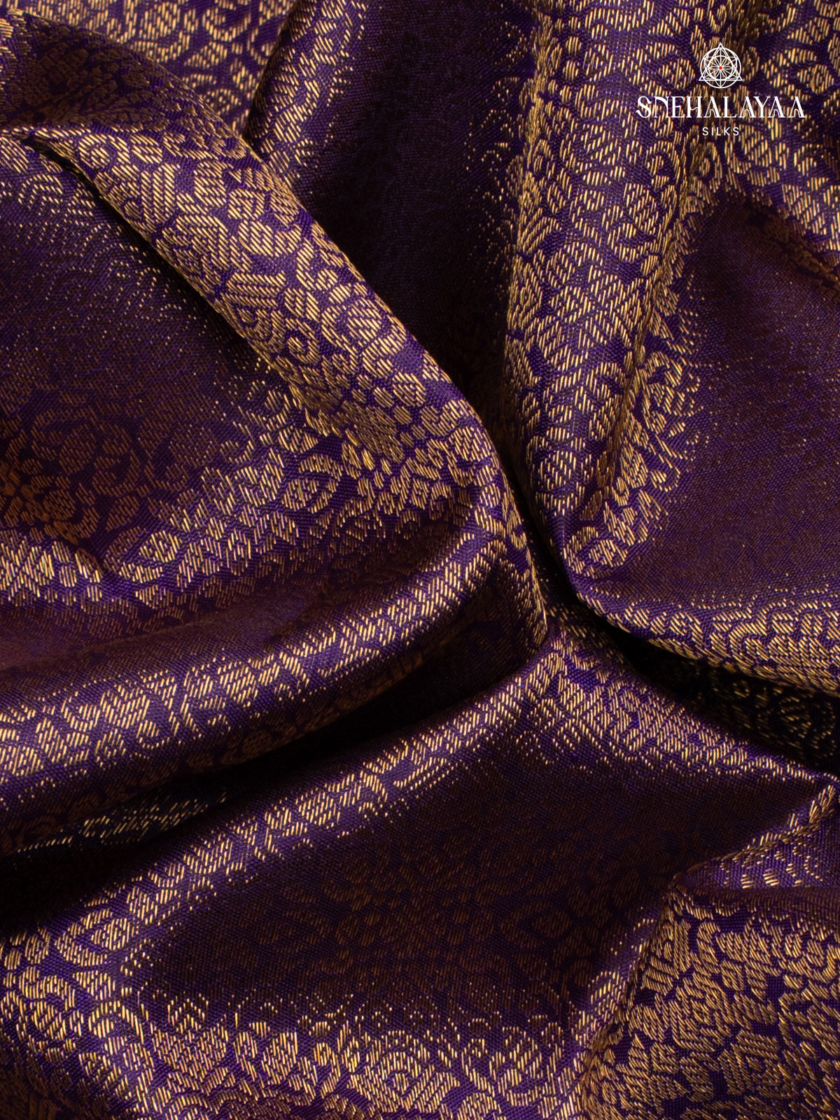 Purple Kanjivaram Silk Saree