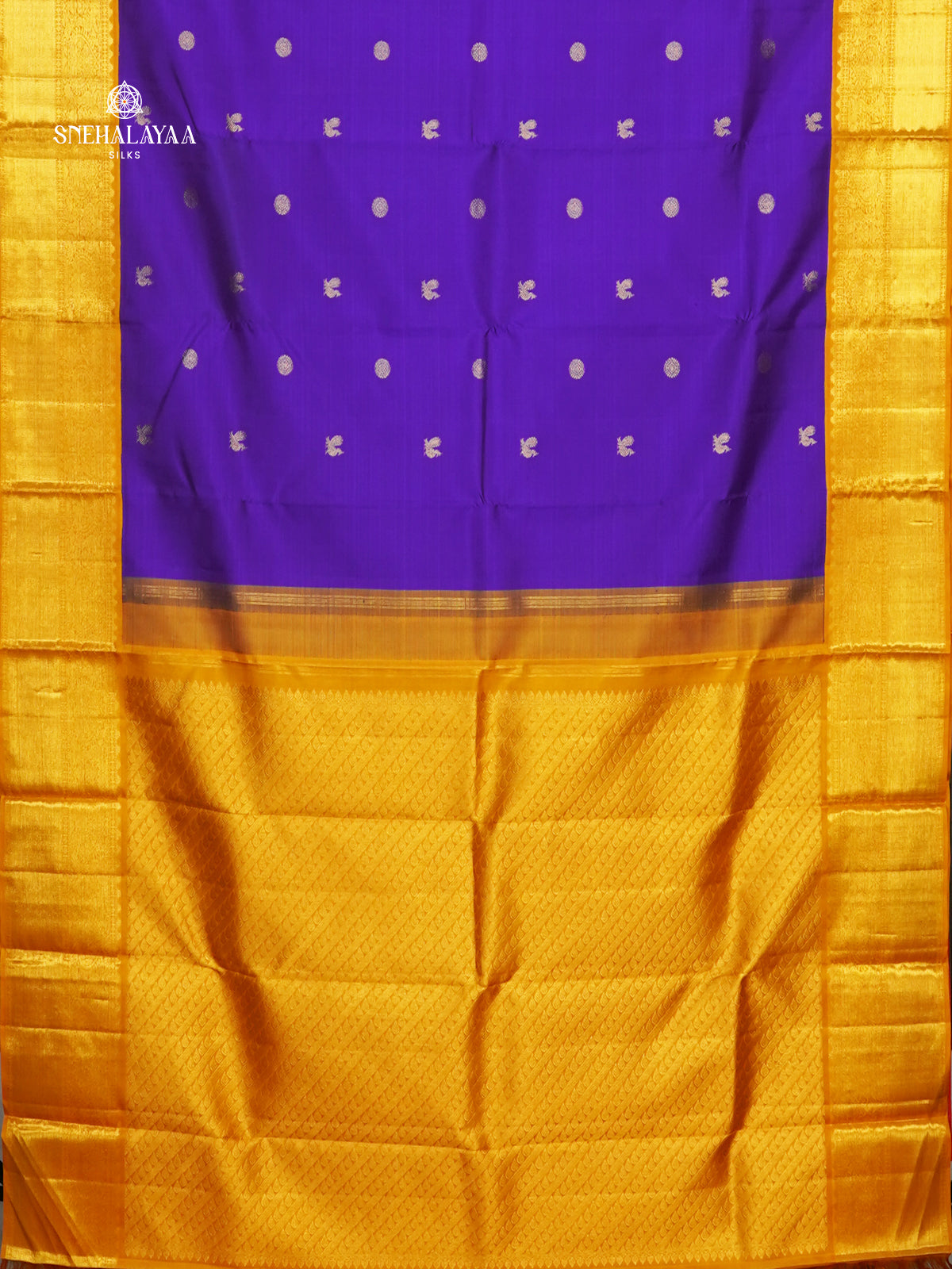 Royal Blue Kanjivaram Silk Saree