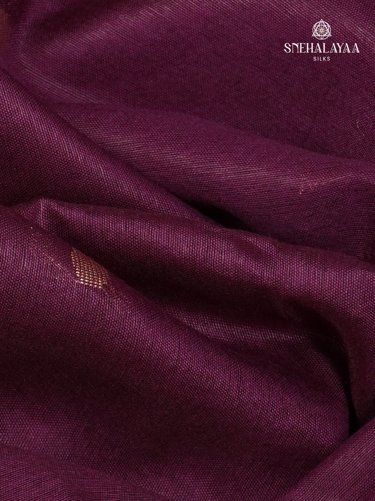 Burgundy Bamboo Silk Saree