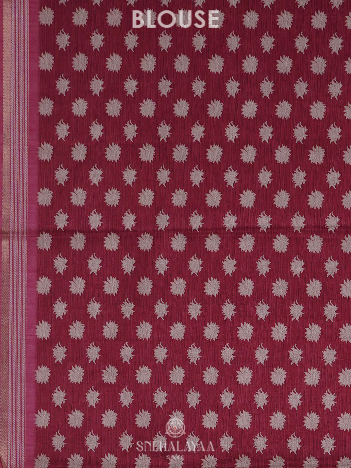 Pink Printed Dola Silk Saree