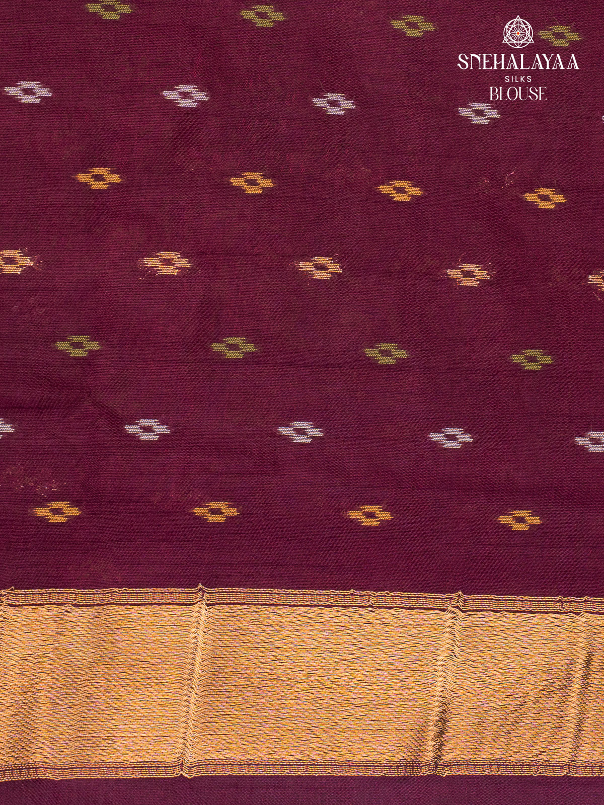 Pale Blue Ikat Silk Saree