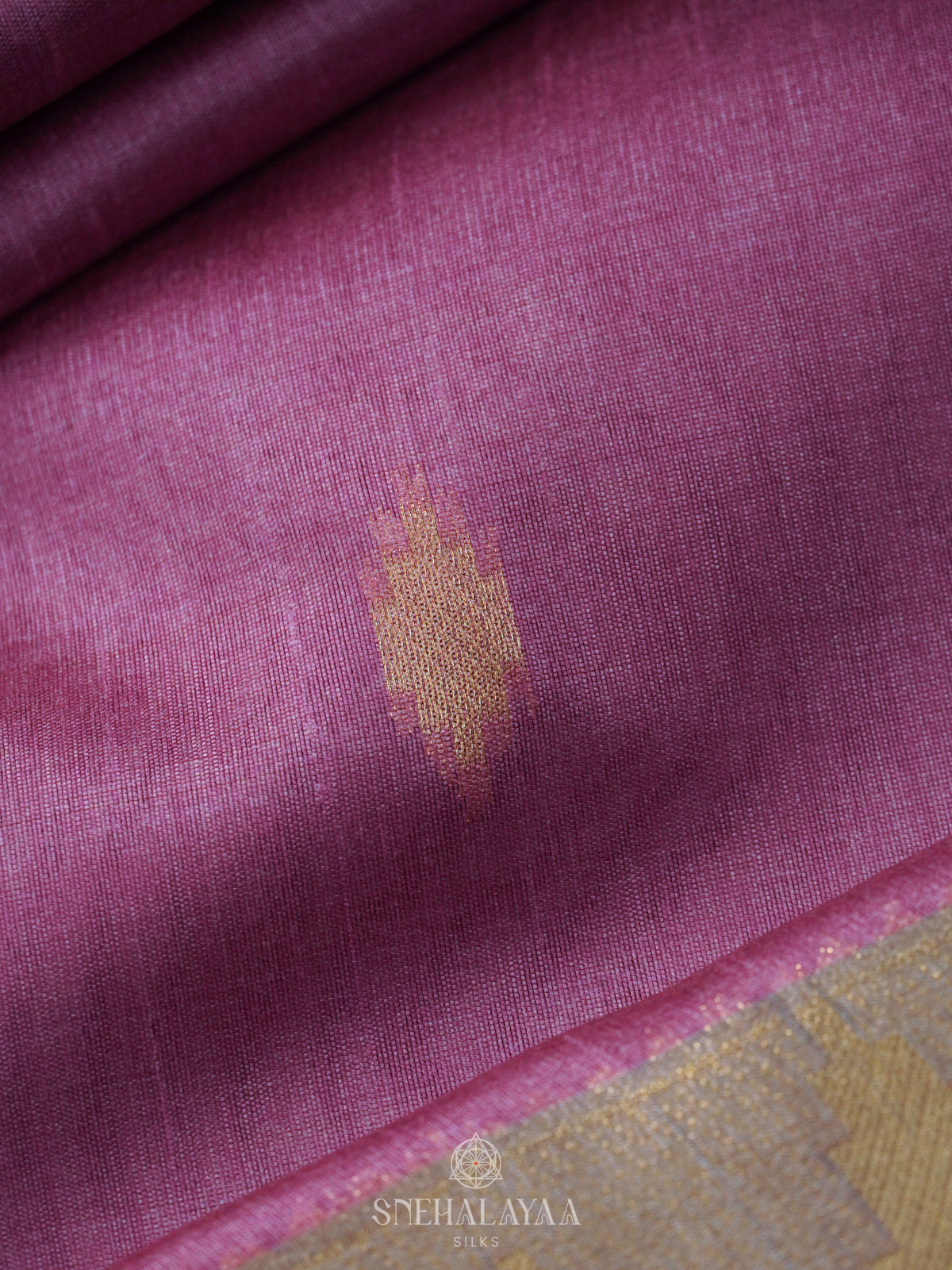 Plum Purple Jute Saree