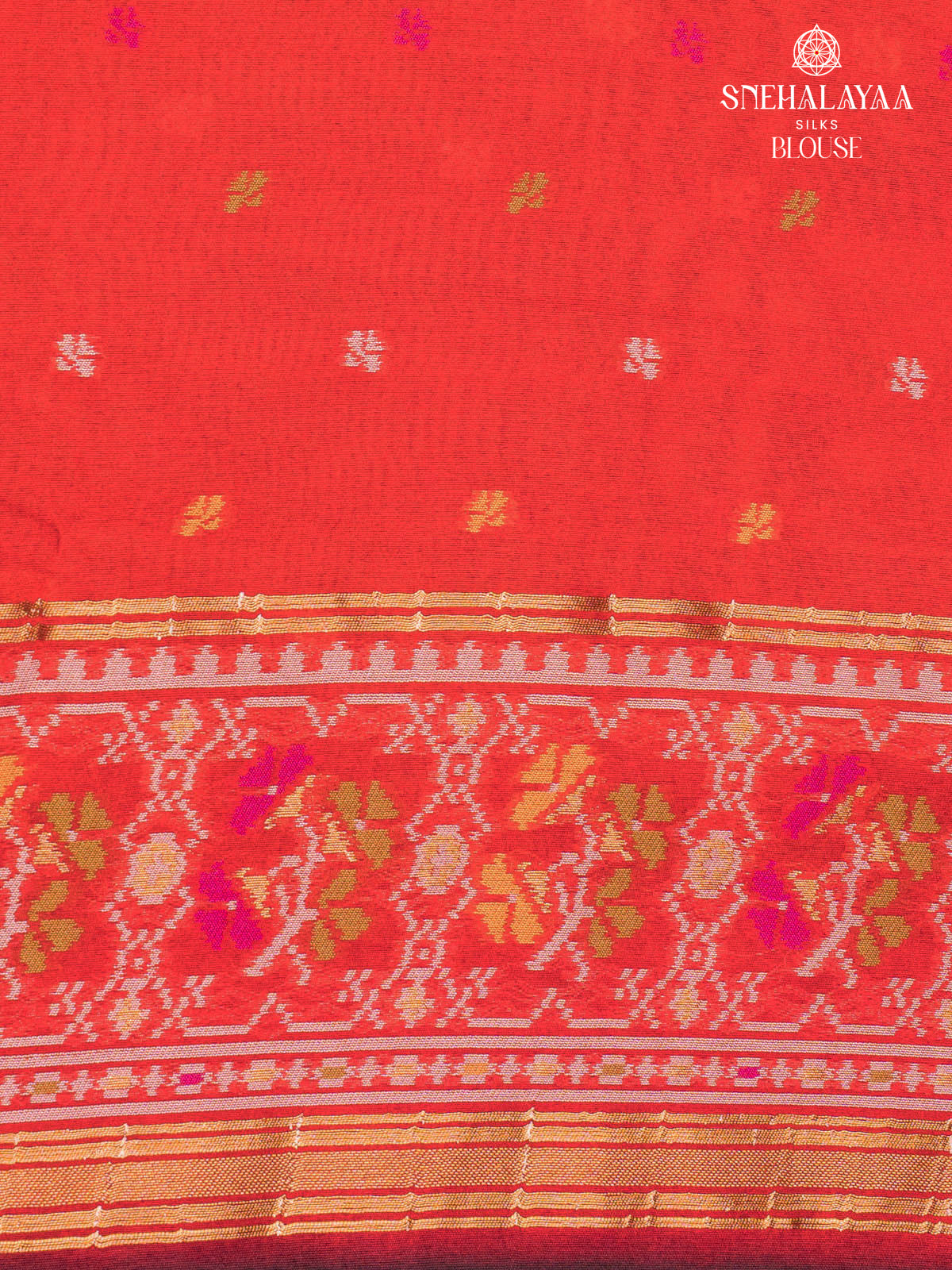 Green Ikat Silk Saree