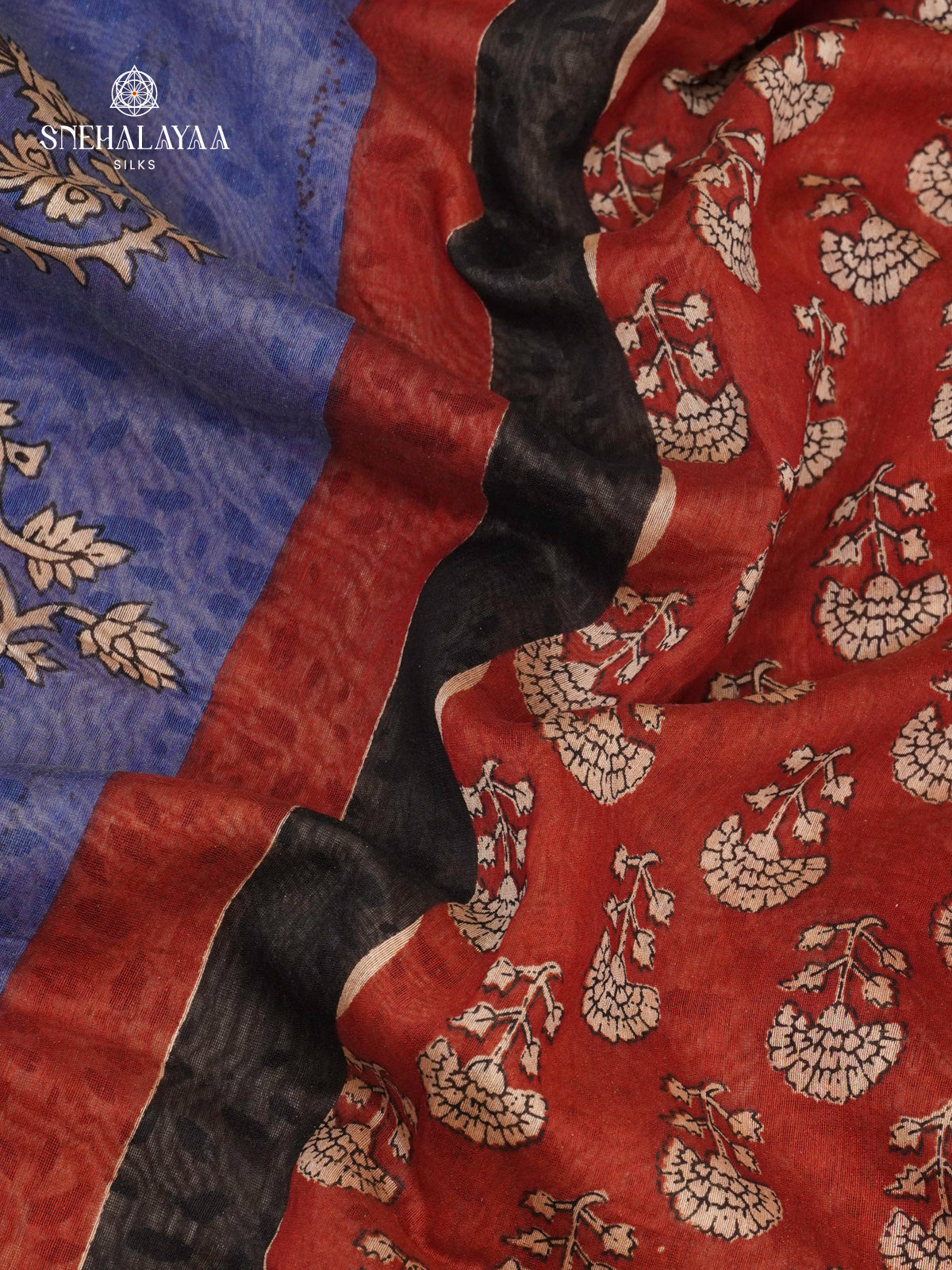 Maroon Chanderi Saree