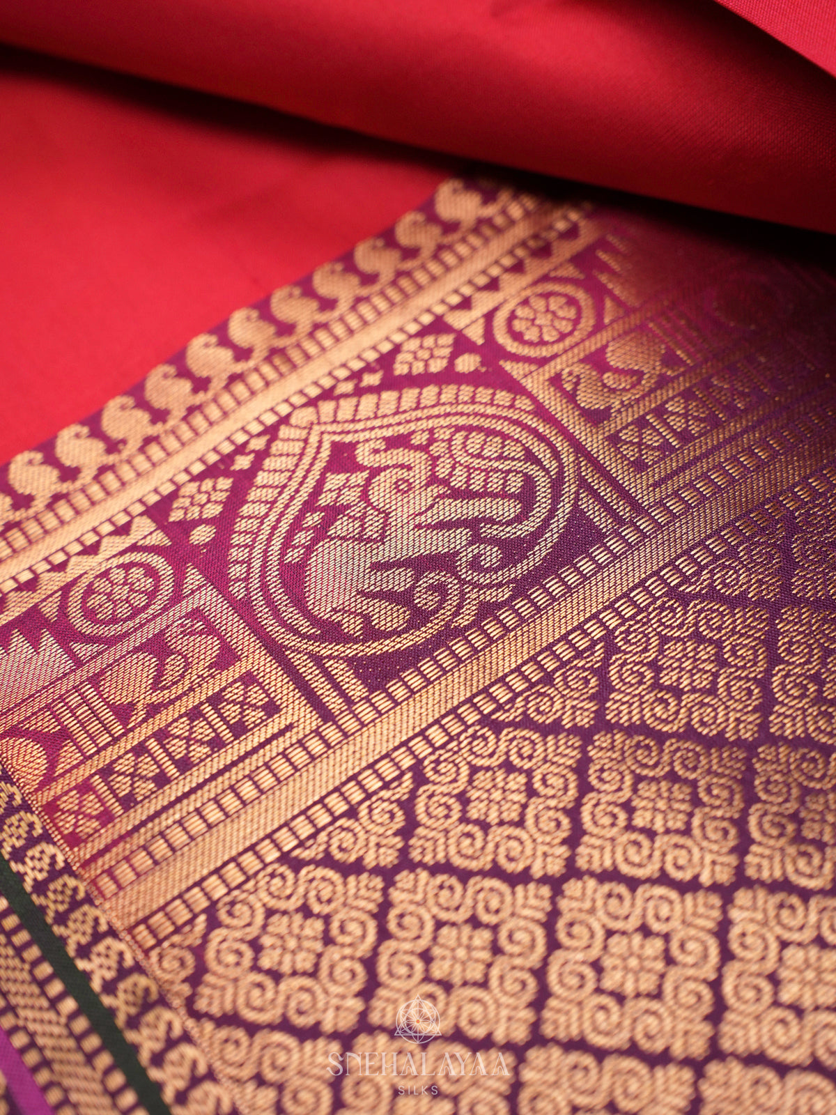Red Kanjivaram Silk Saree