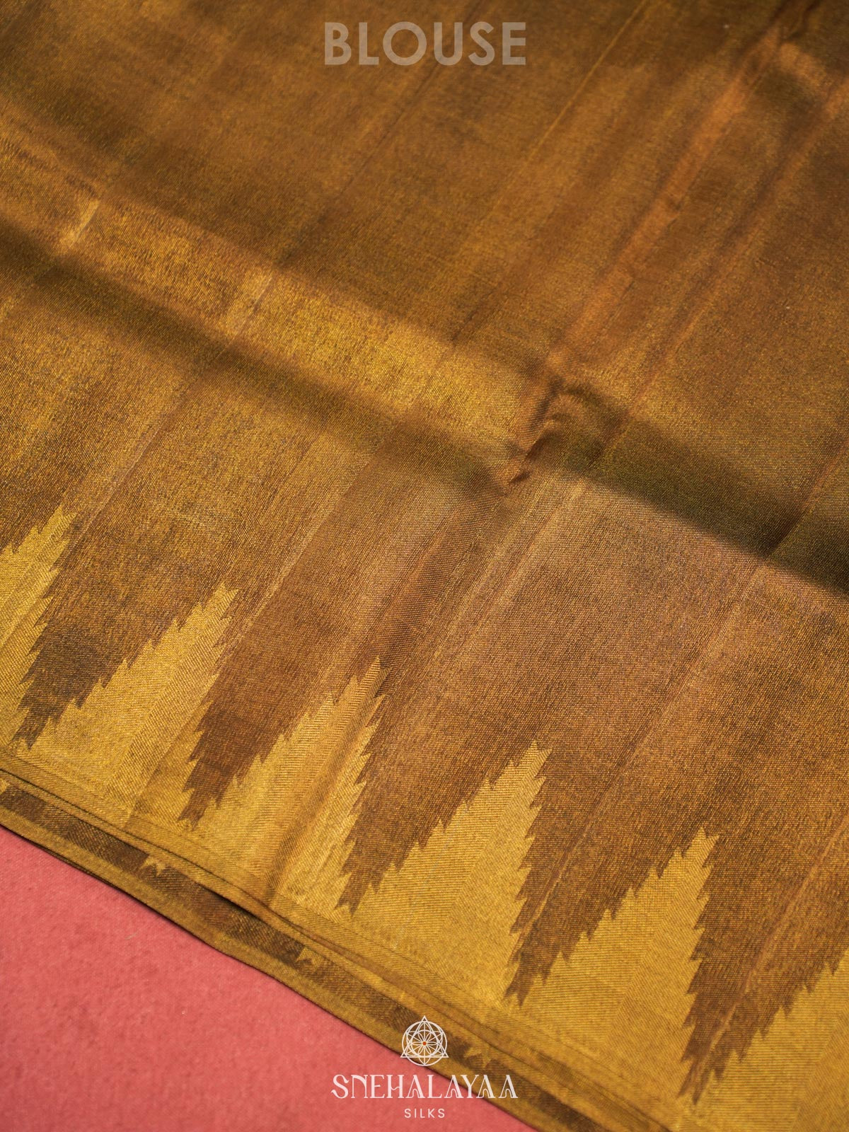 Bronze Kanjivaram Silk Saree