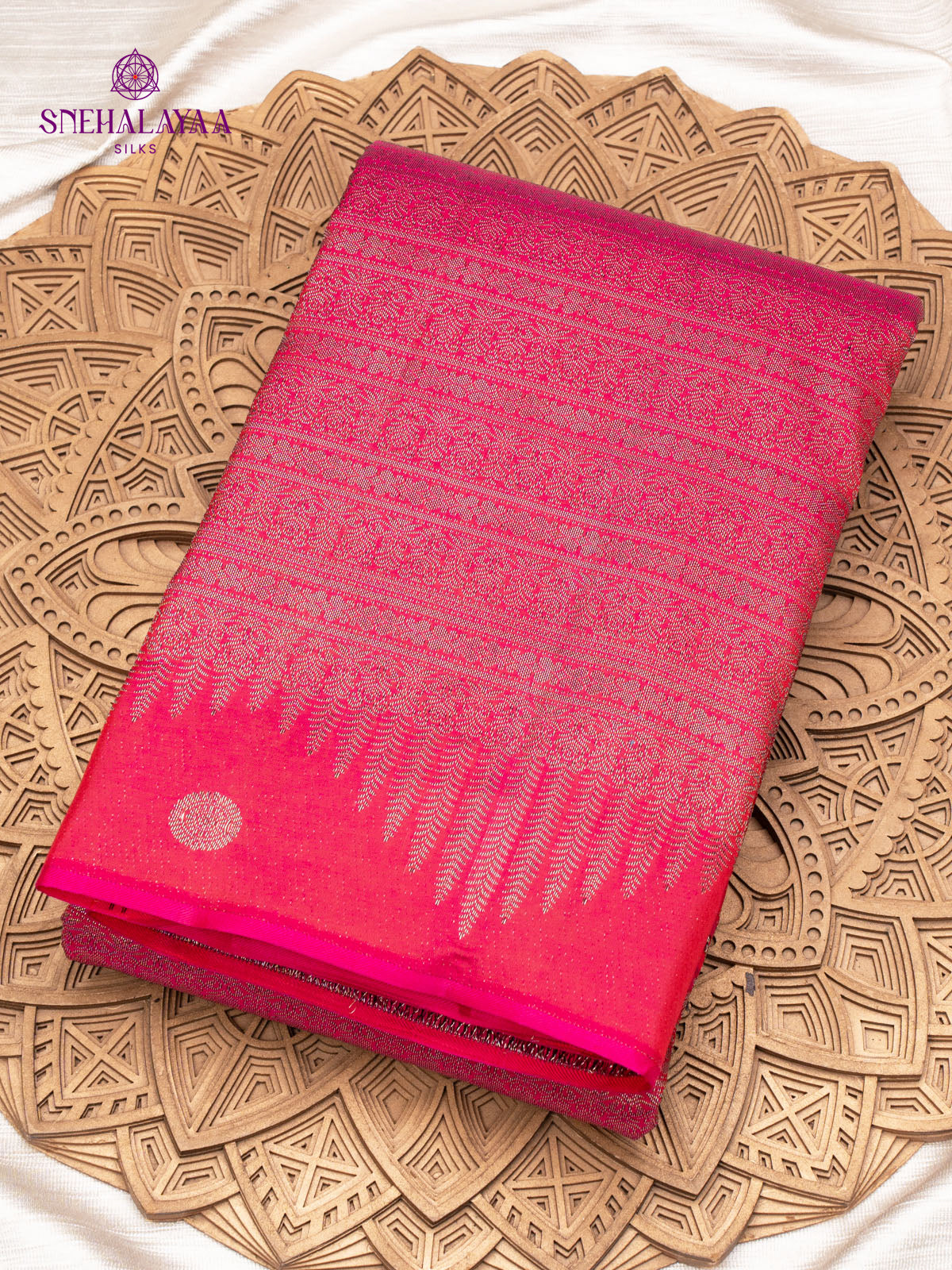 Pink Kanjivaram Silk Saree