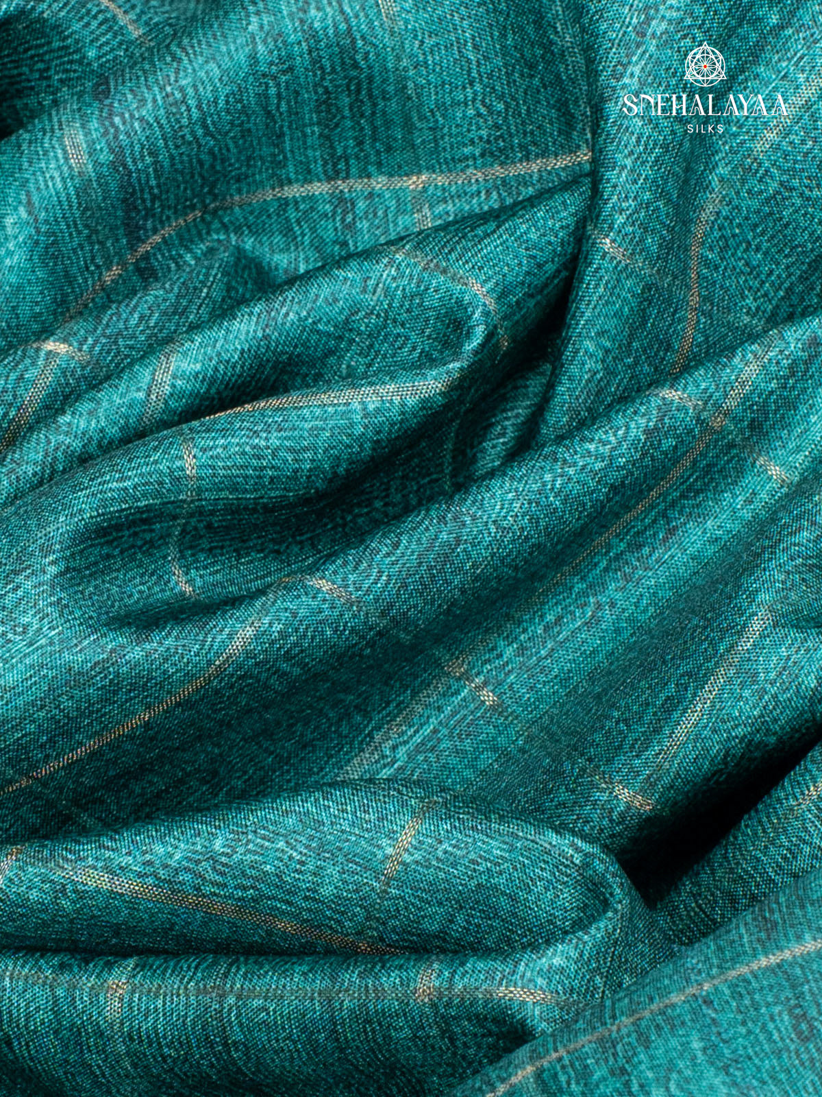 Blue Jute Saree
