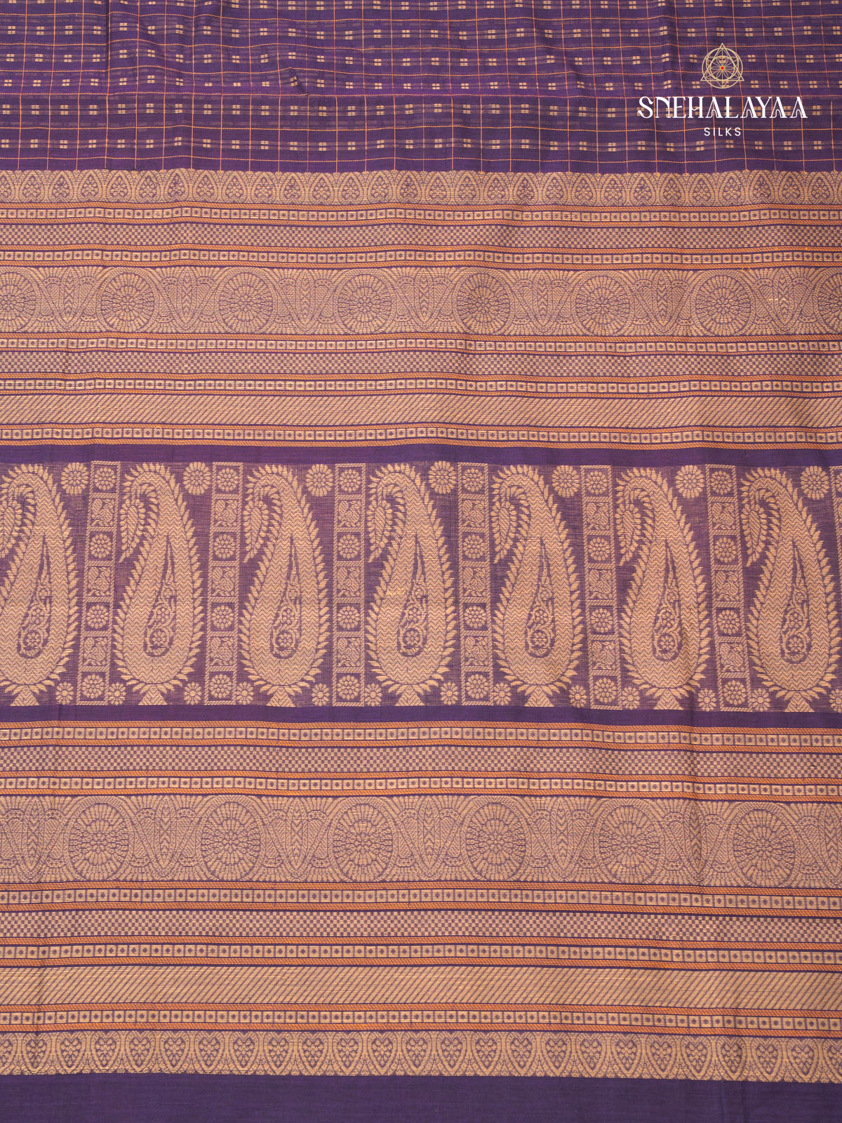 Purple Kanchi Cotton Saree