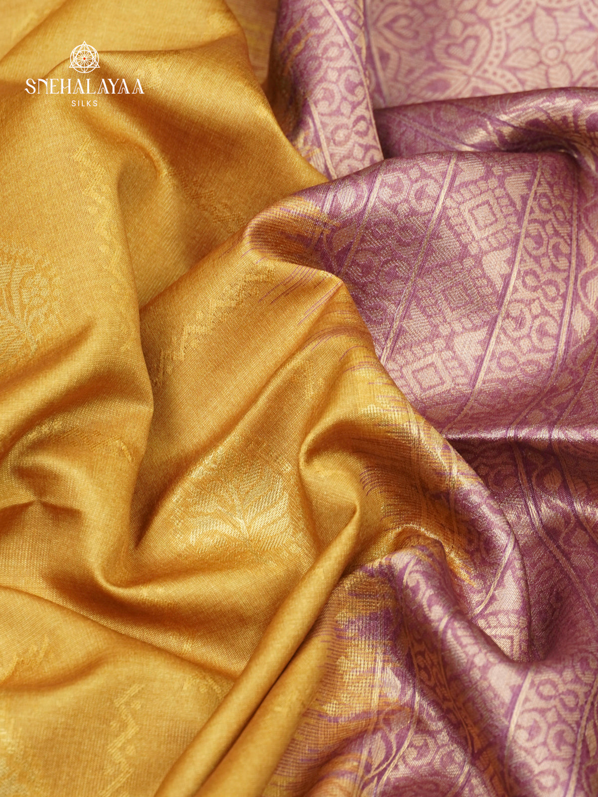 Yellow Jute Saree