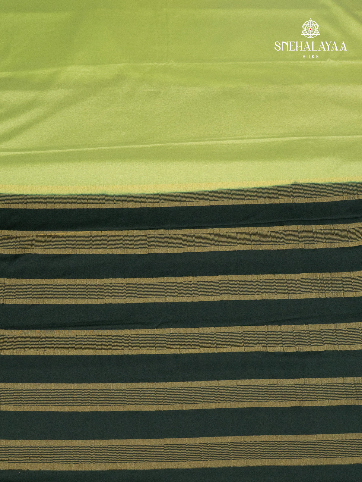 Pista Green Mysore Silk Saree