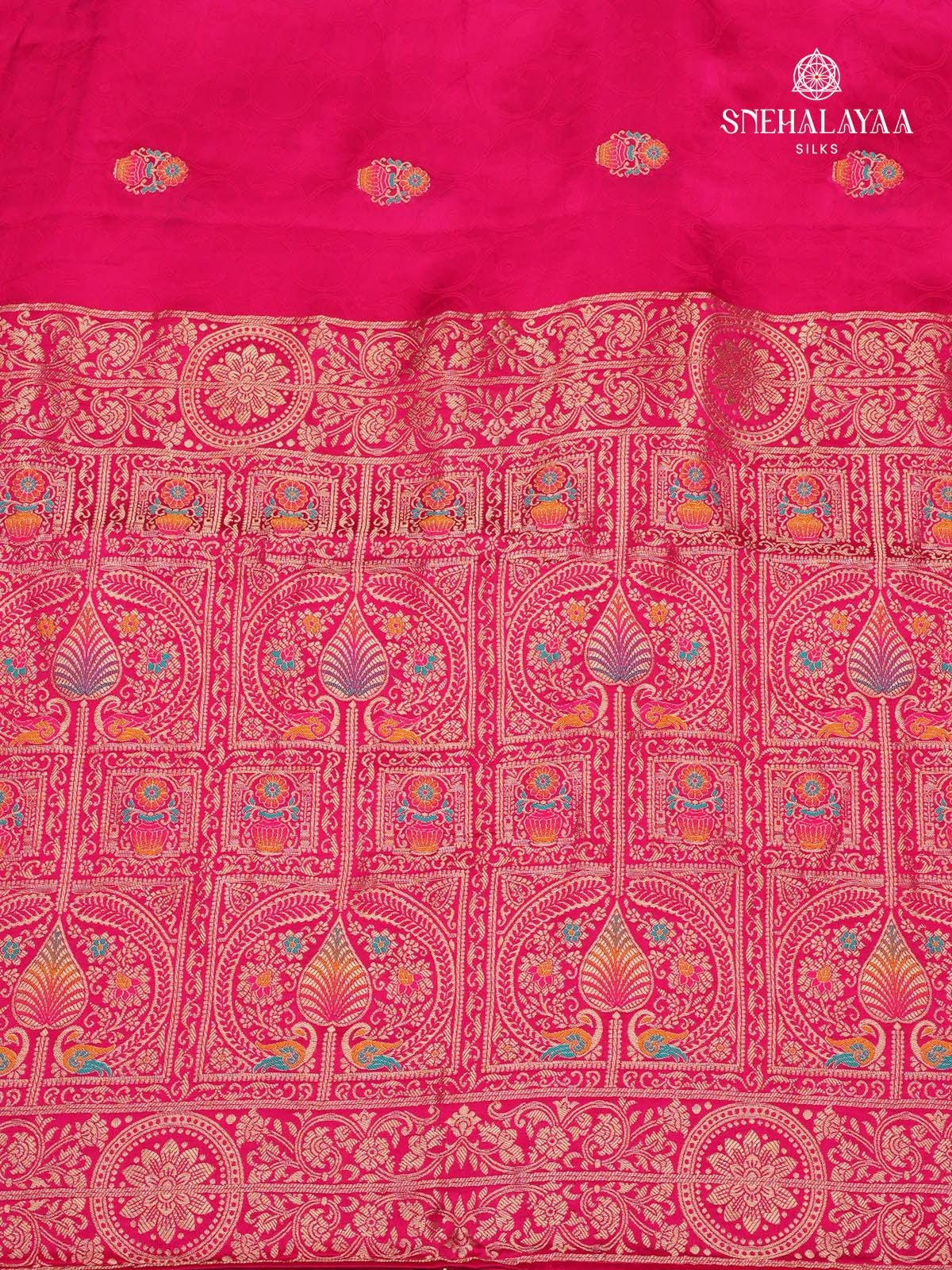 Rani Banaras Silk Saree