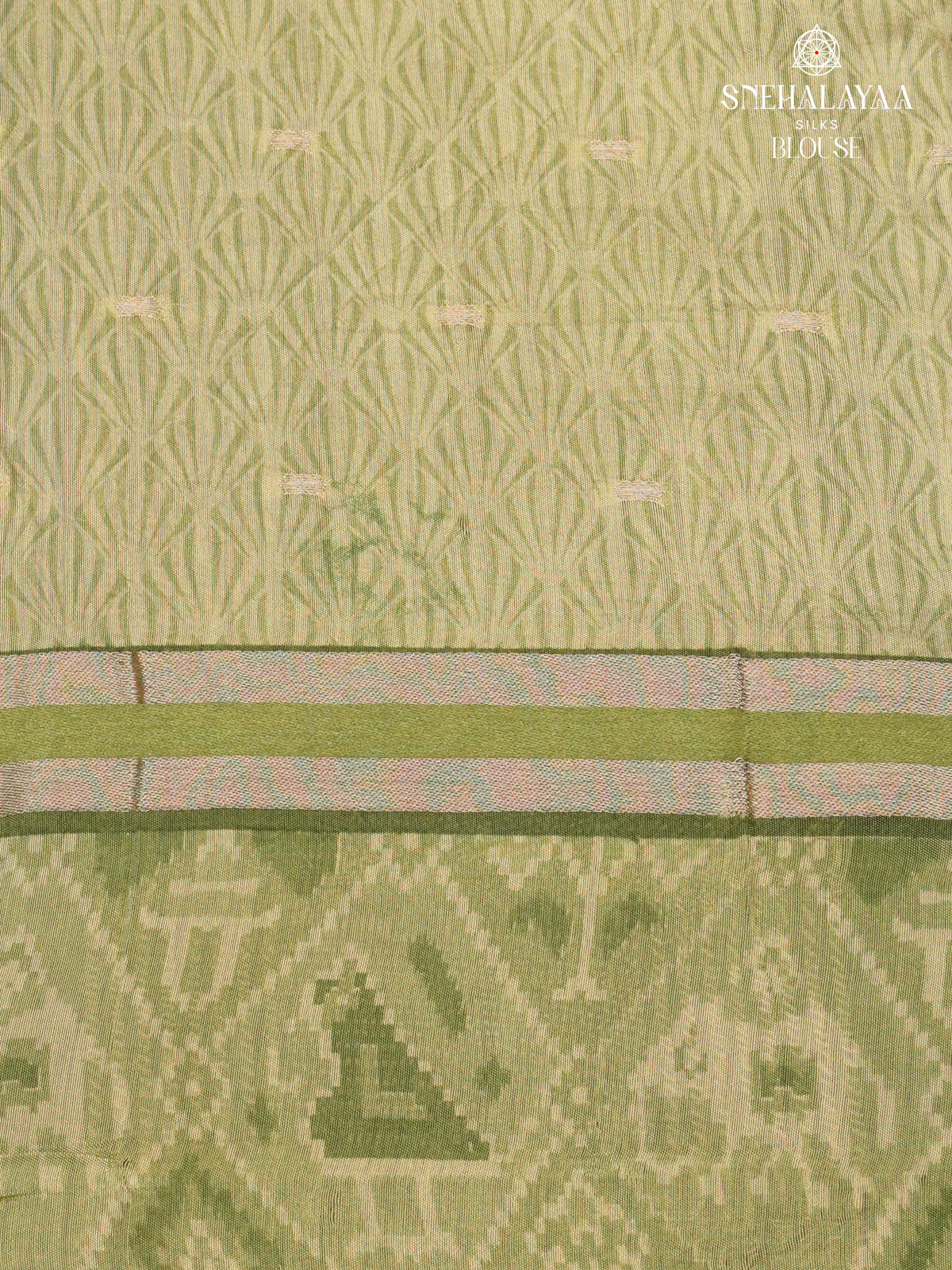 Green Chanderi Saree