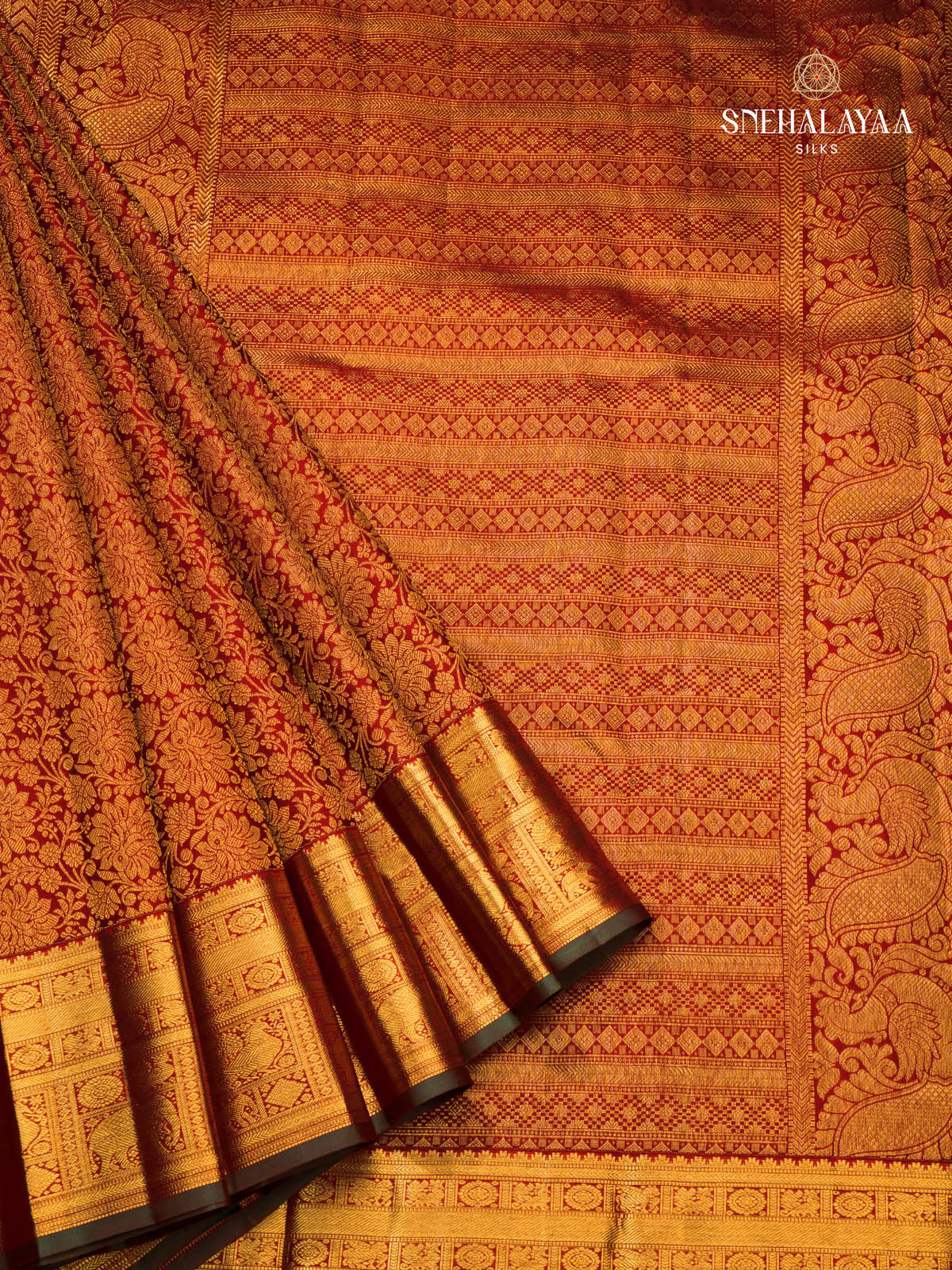 Red Kanjivaram Silk Saree