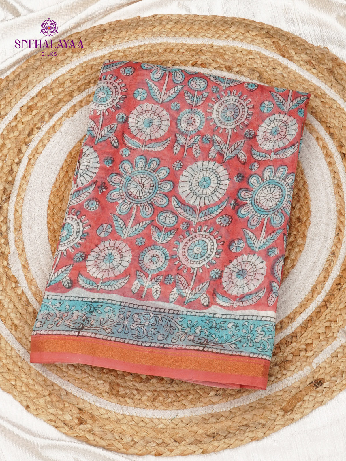 Pastel Pink Chanderi Saree