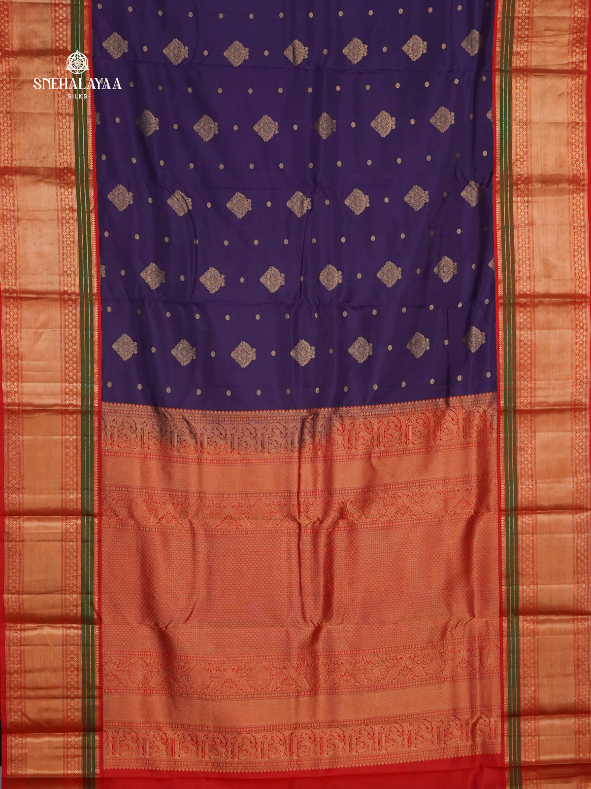 Blue Kanjivaram Silk Saree
